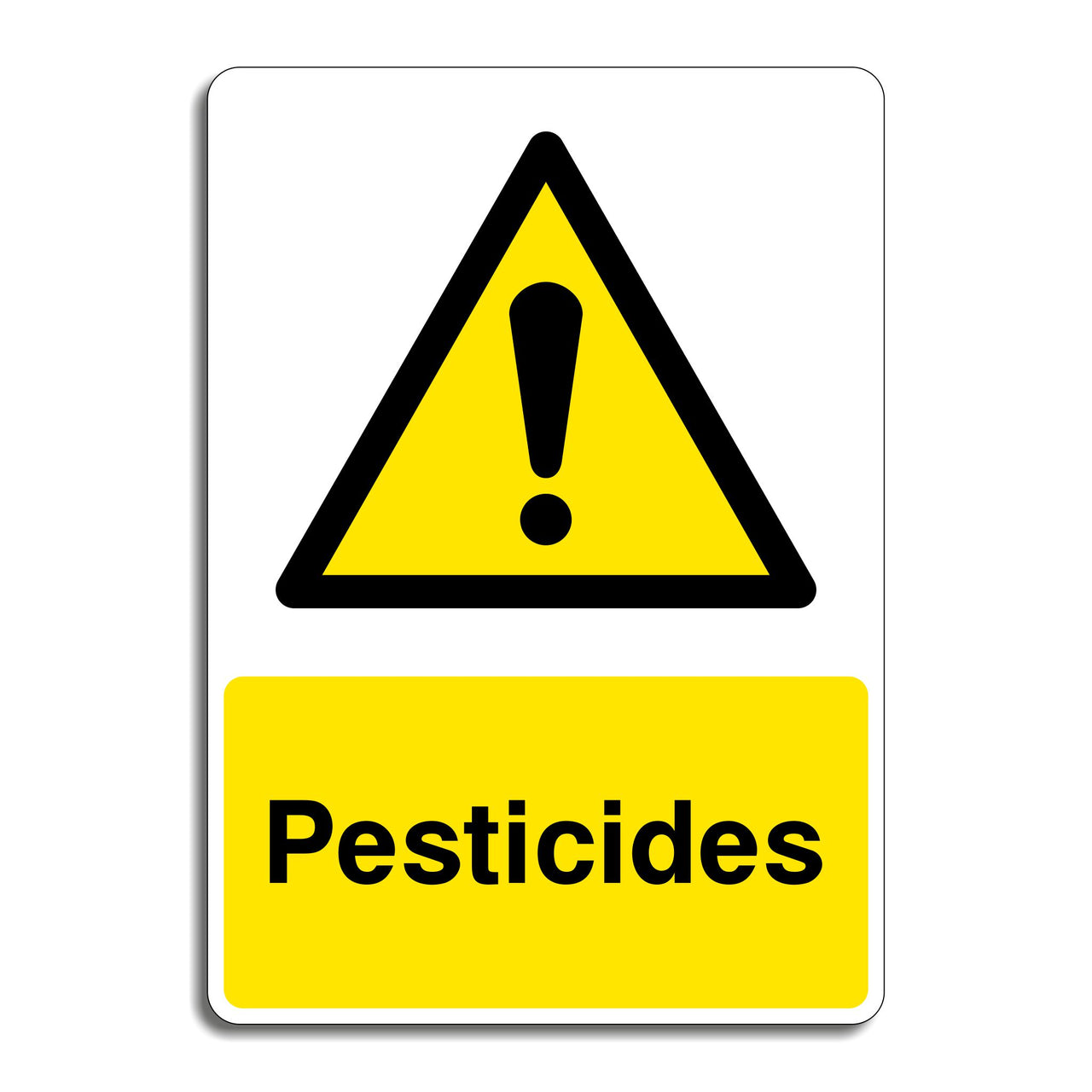 Pesticides Warning Sign