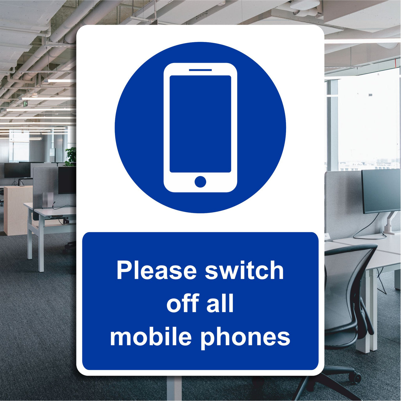 Please Switch Off All Mobile Phones Sign