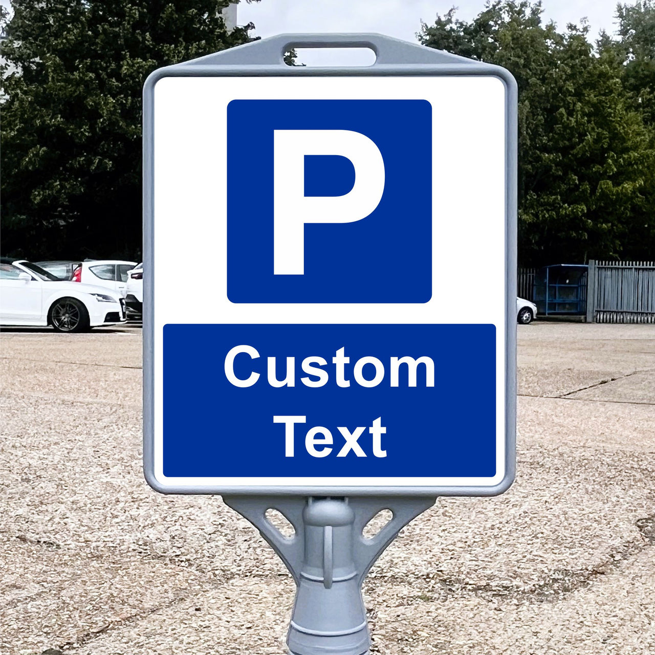 Personalised Freestanding Pyramid Parking Sign