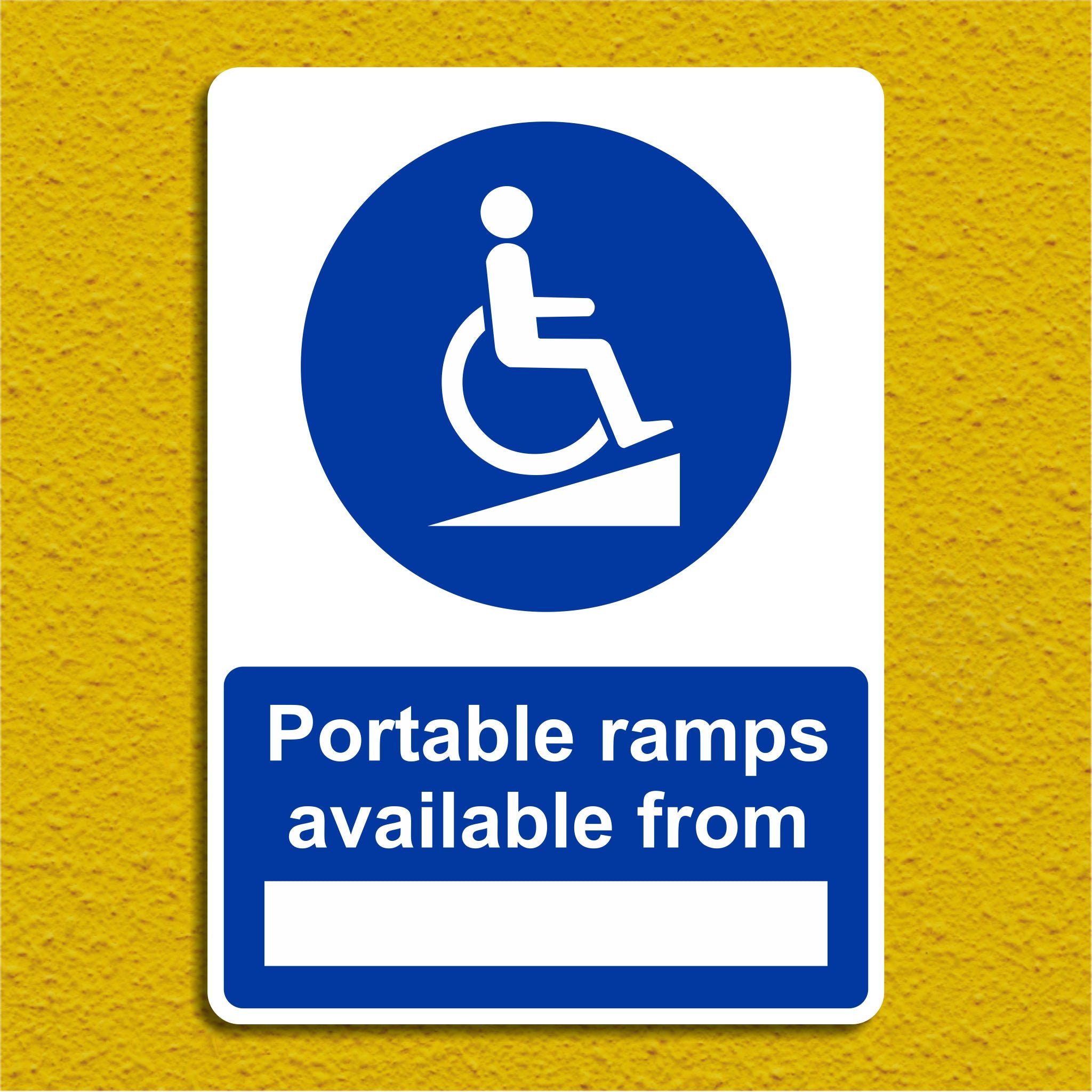 Iriguchi Sign Ramp Portable Ramps Available From Sign