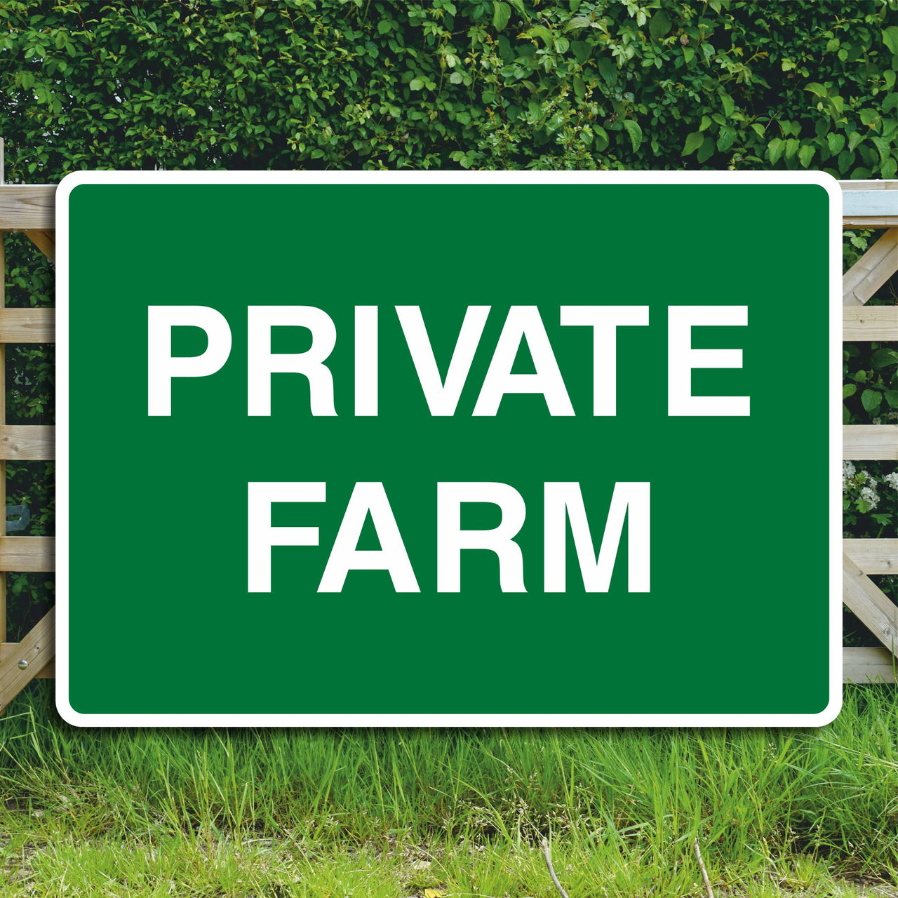 Private Farm Sign