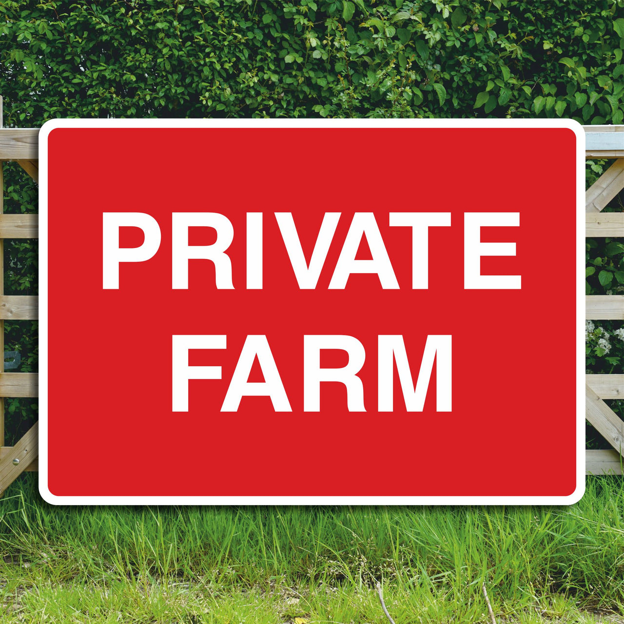 Private Farm Sign