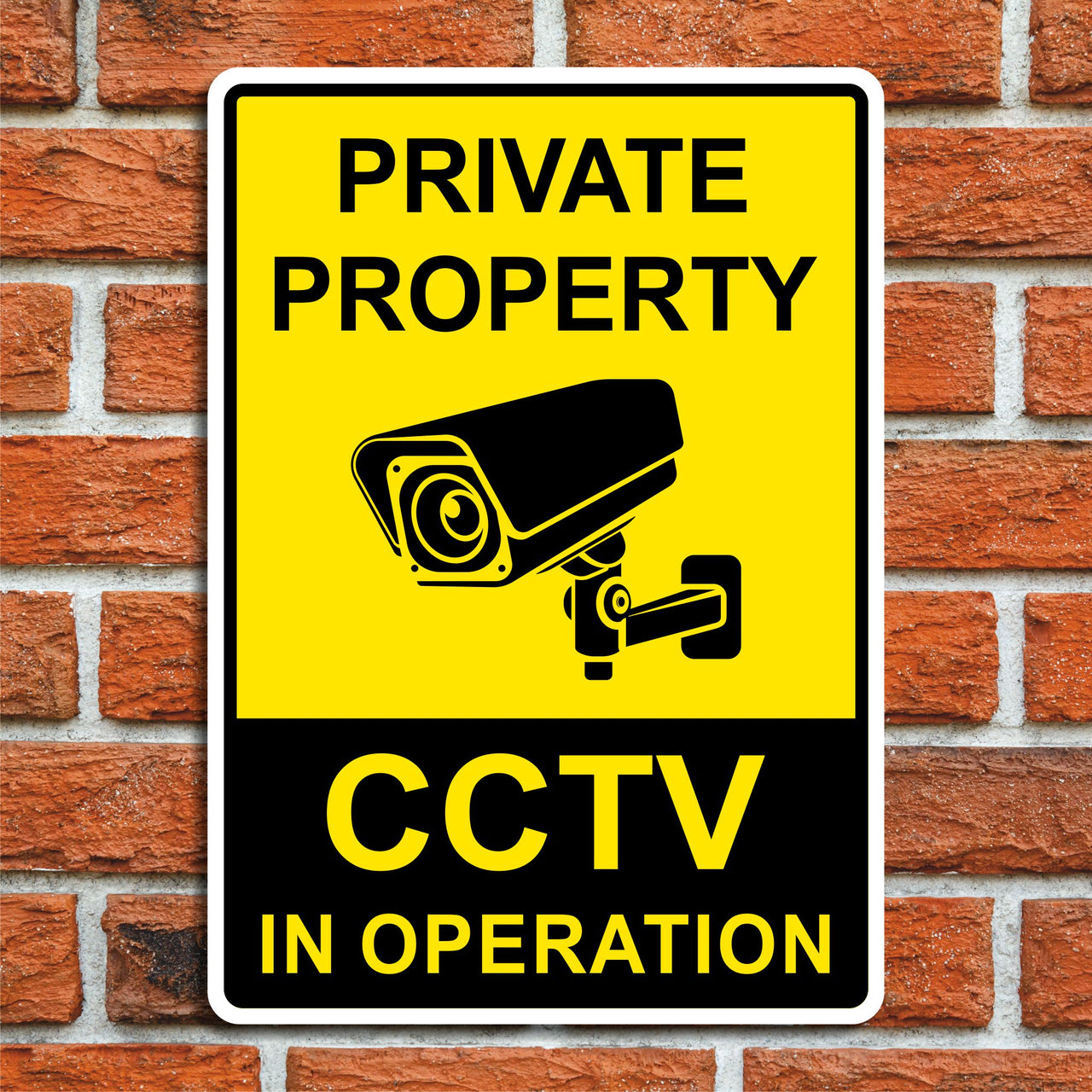 Private Property CCTV In Operation Sign