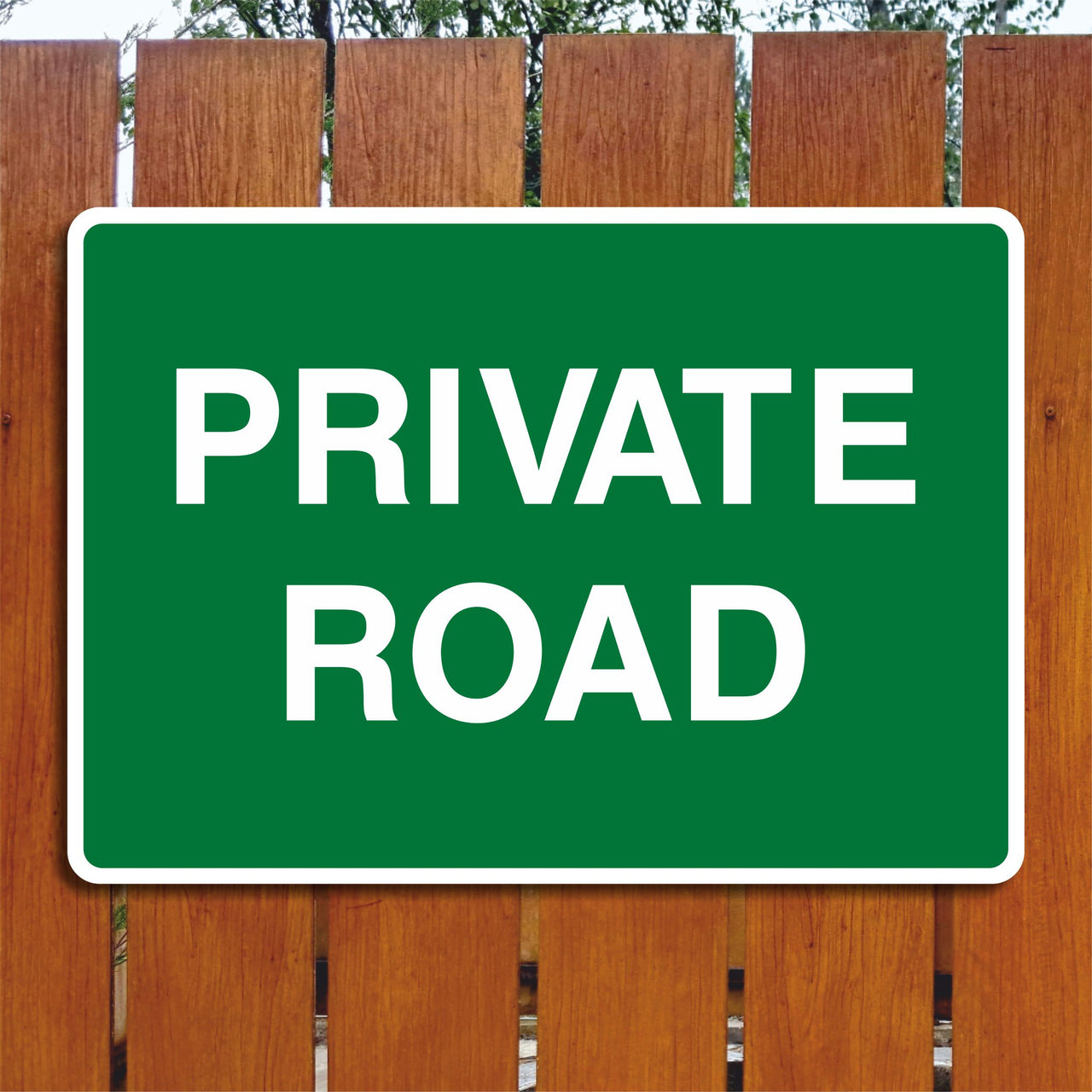 Private Road Sign