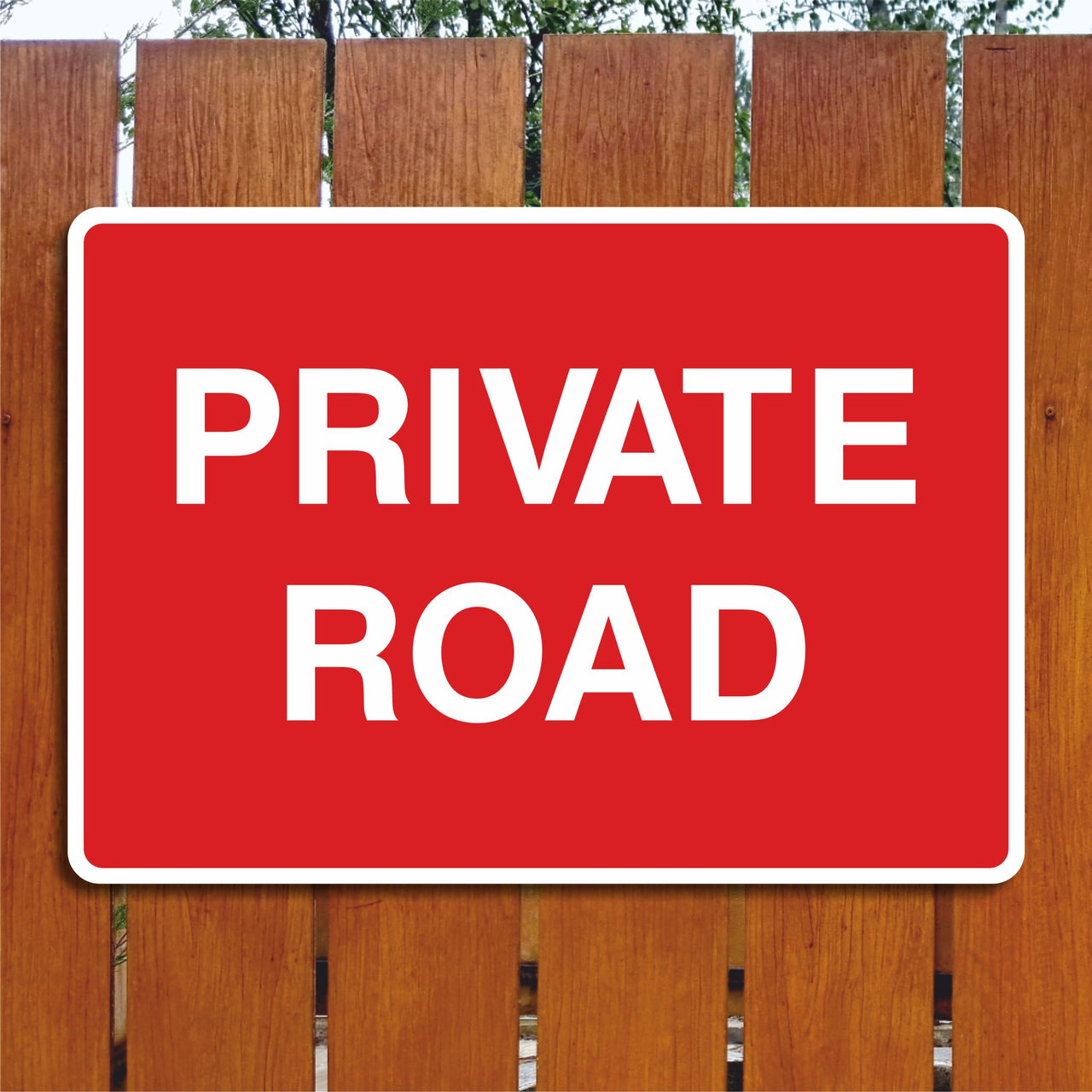 Private Road Sign