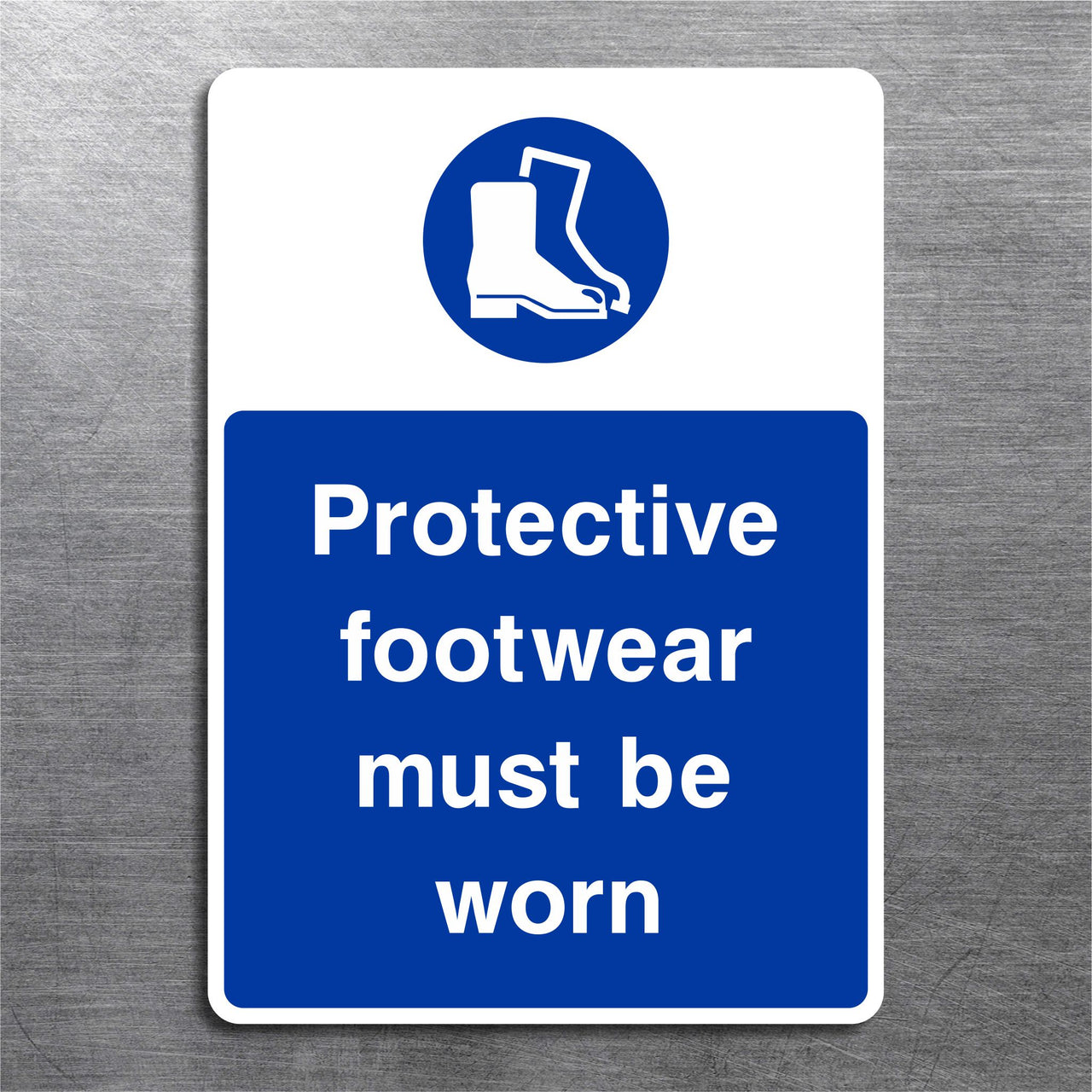 Protective Footwear Must Be Worn Sign