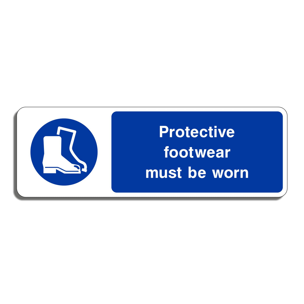 Protective Footwear Must Be Worn Sign