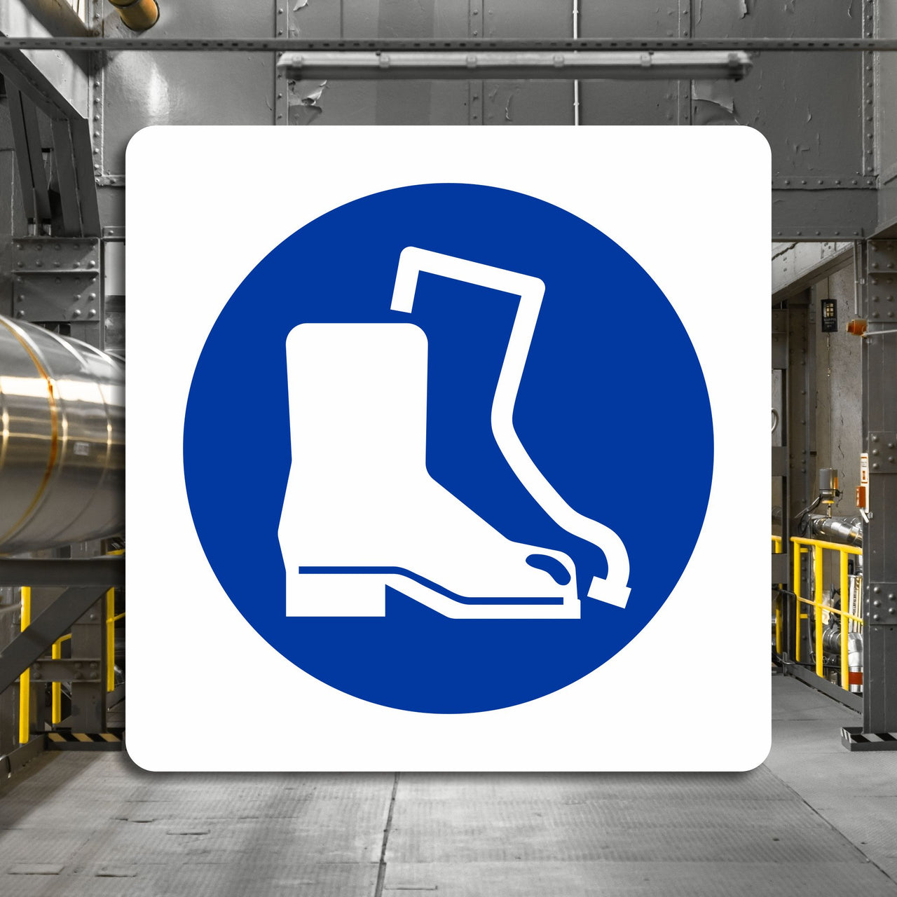 Wear Protective Footwear Sign