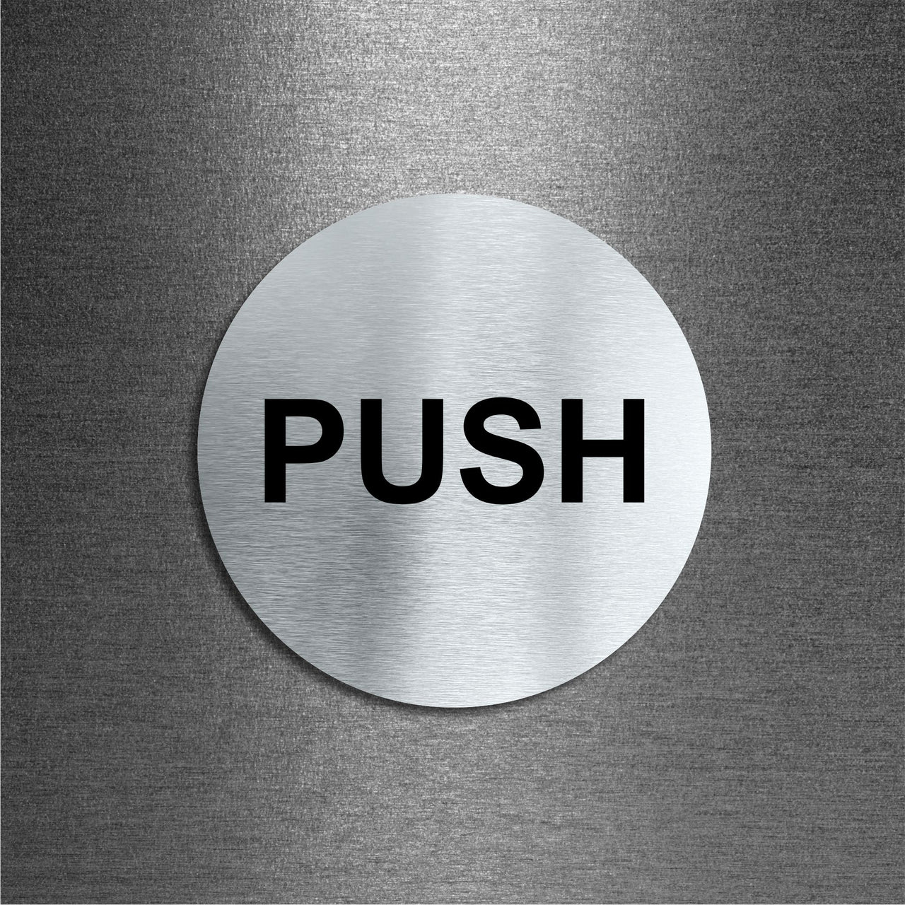 Push Door Sign