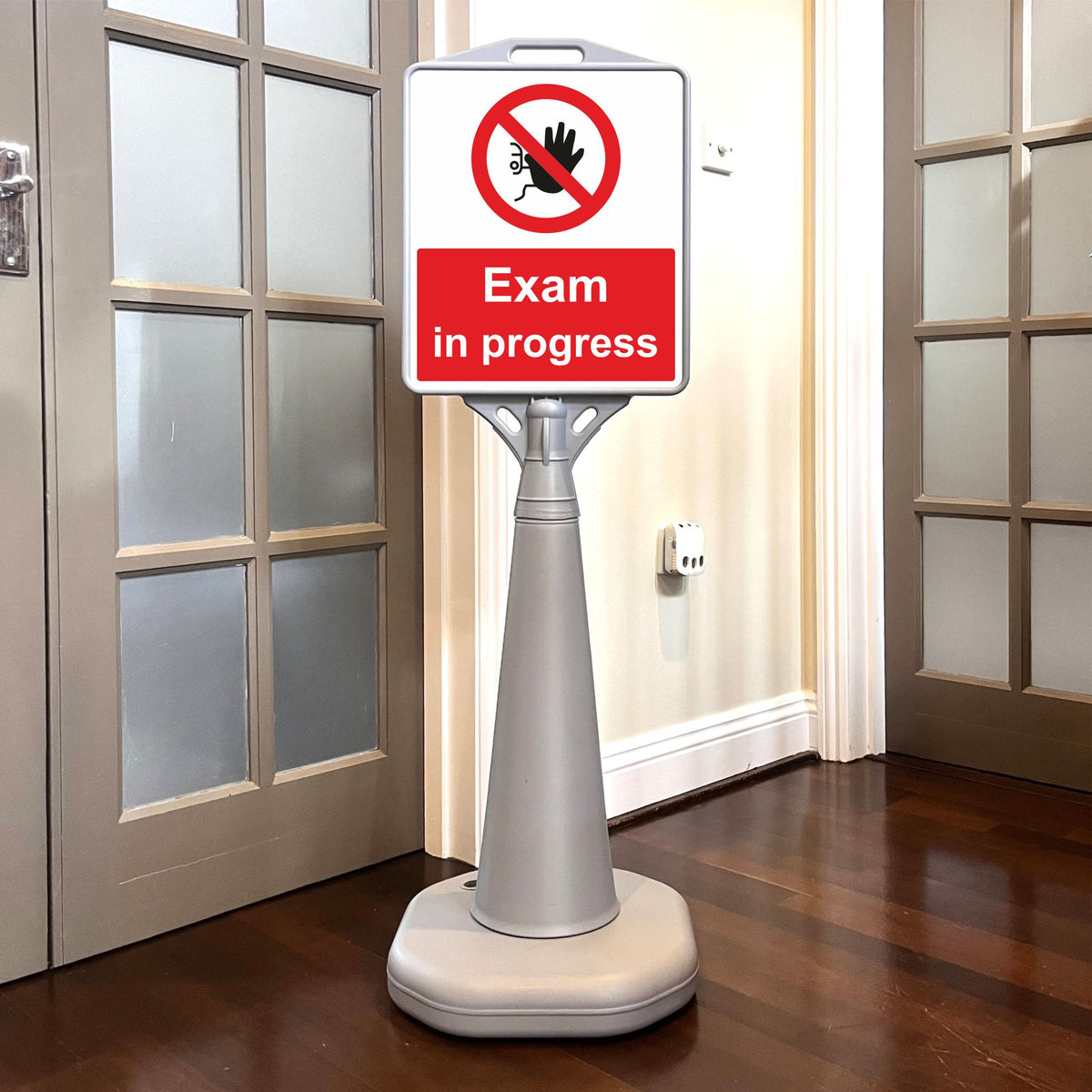Study Test Sign Exam in Progress Freestanding School Sign