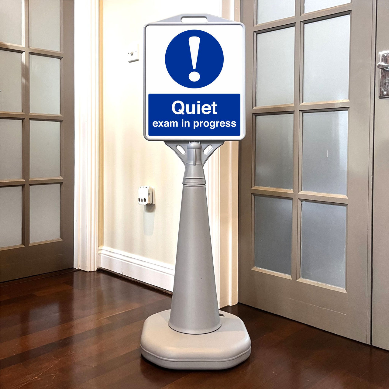 Quiet Exam in Progress Freestanding School Sign