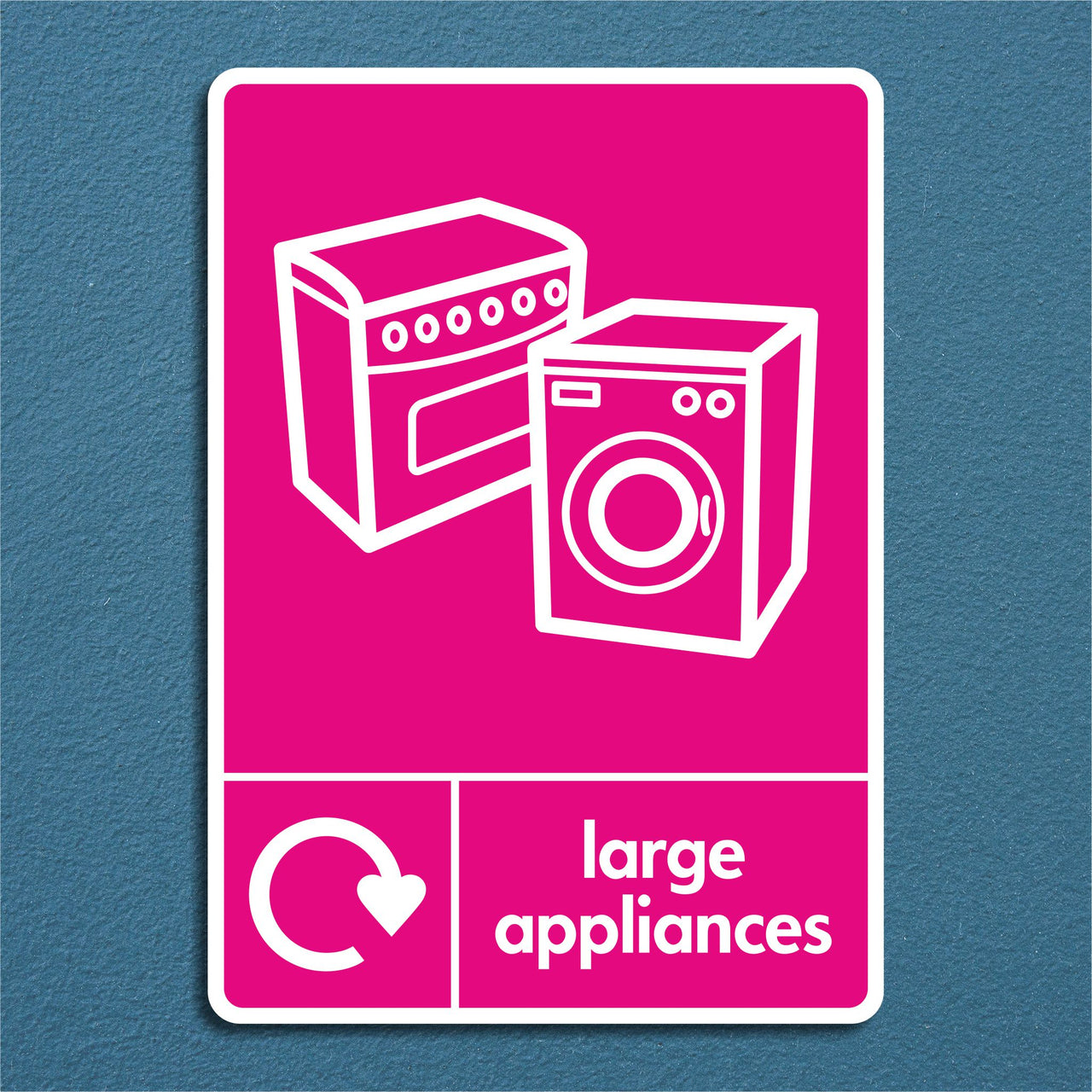 Large Electrical Appliances Recycling Sign