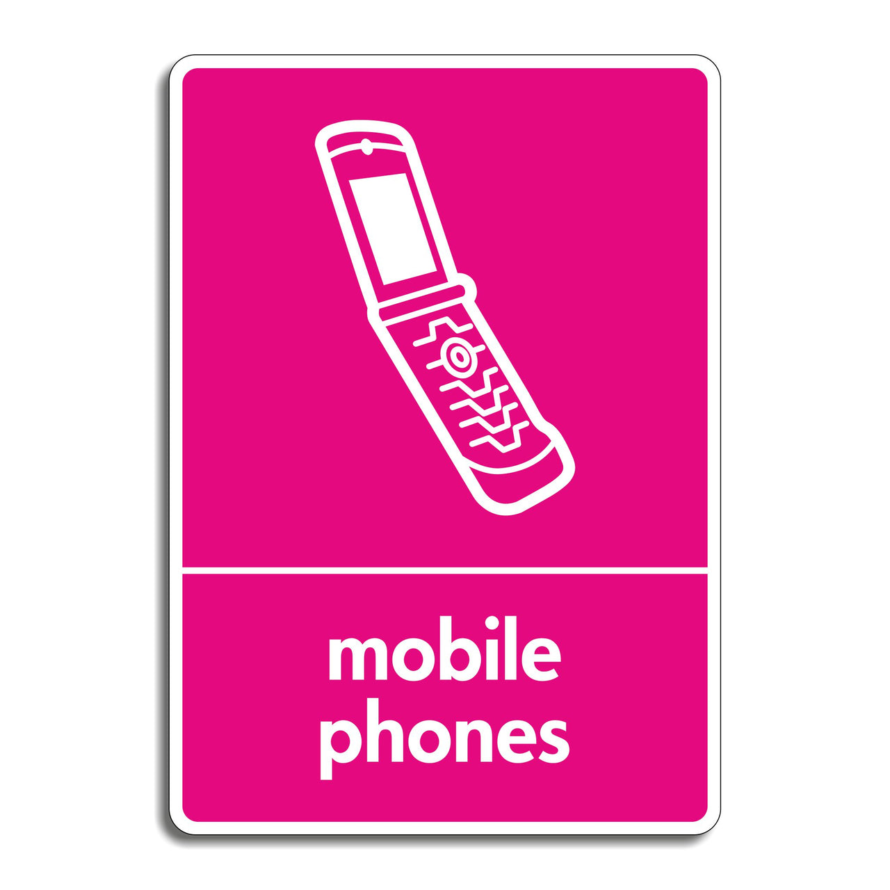 Mobile Phone Recycling Sign