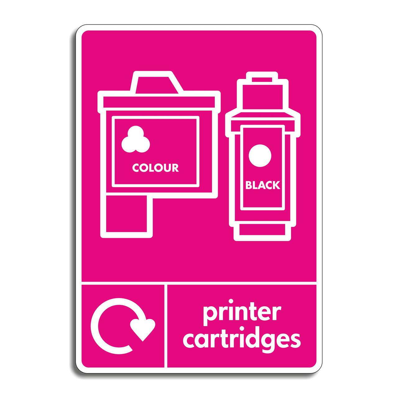 Printer Cartridge Recycling Sign