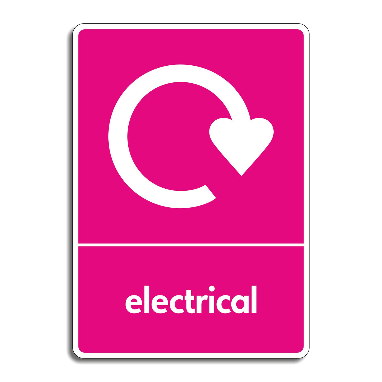Electrical Recycling Sign