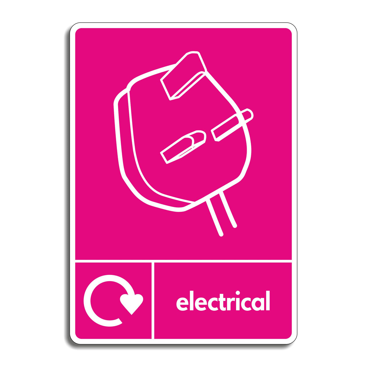 Electrical Recycling Sign