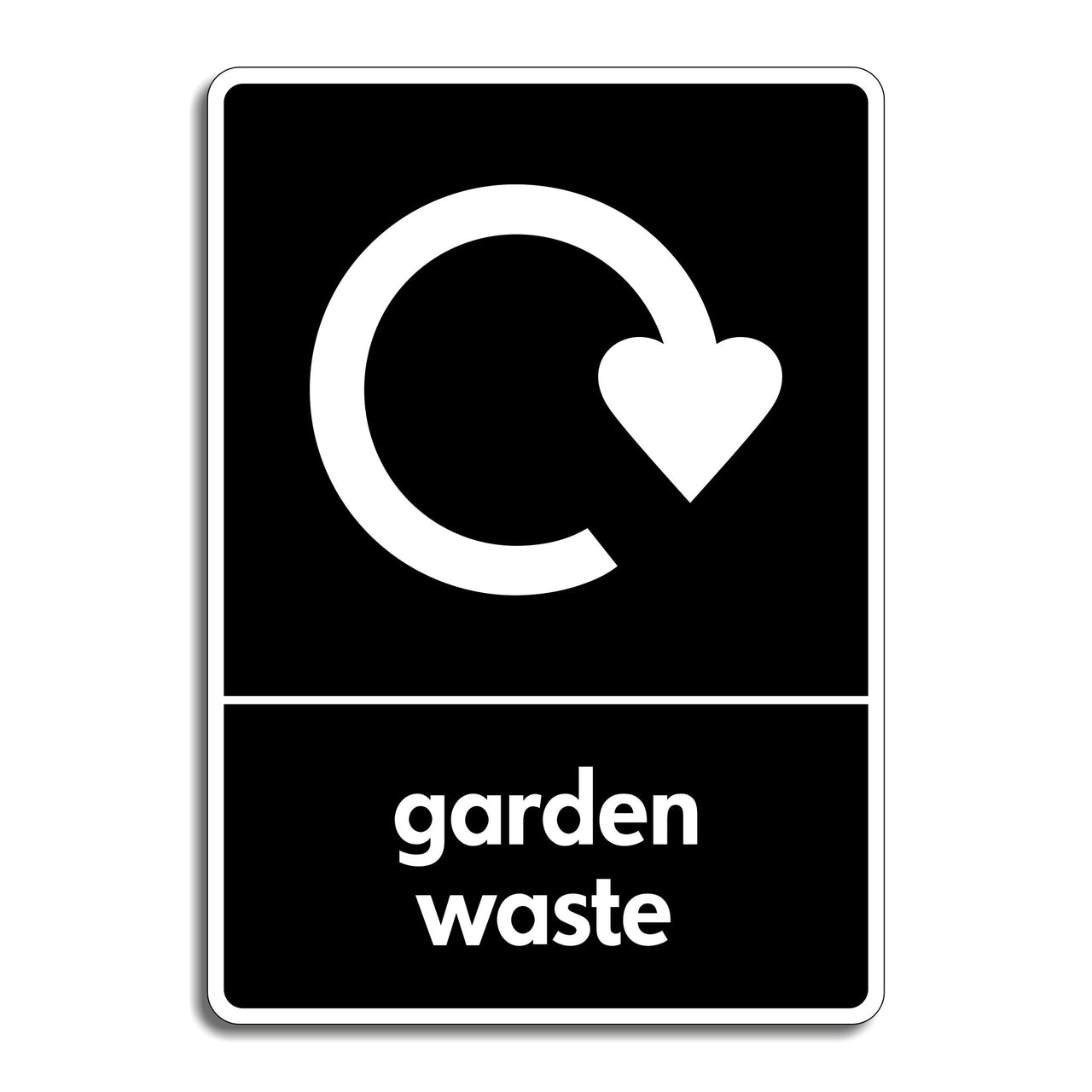 Garden Waste Recycling Sign