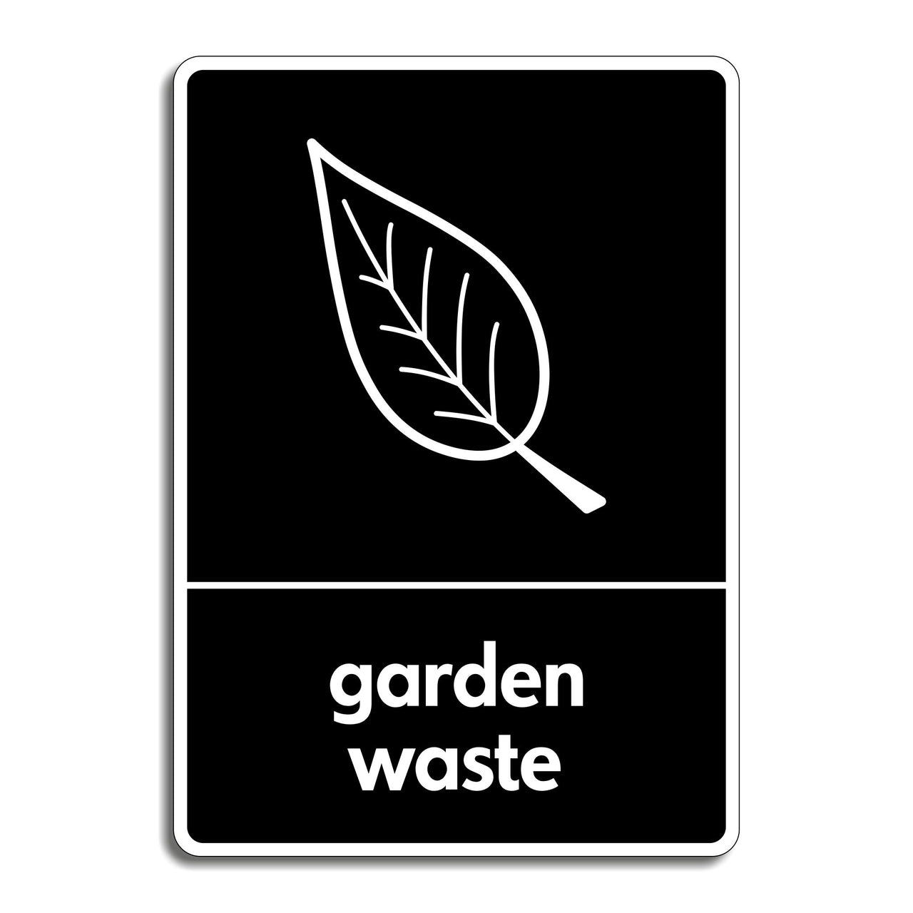 Garden Waste Recycling Sign