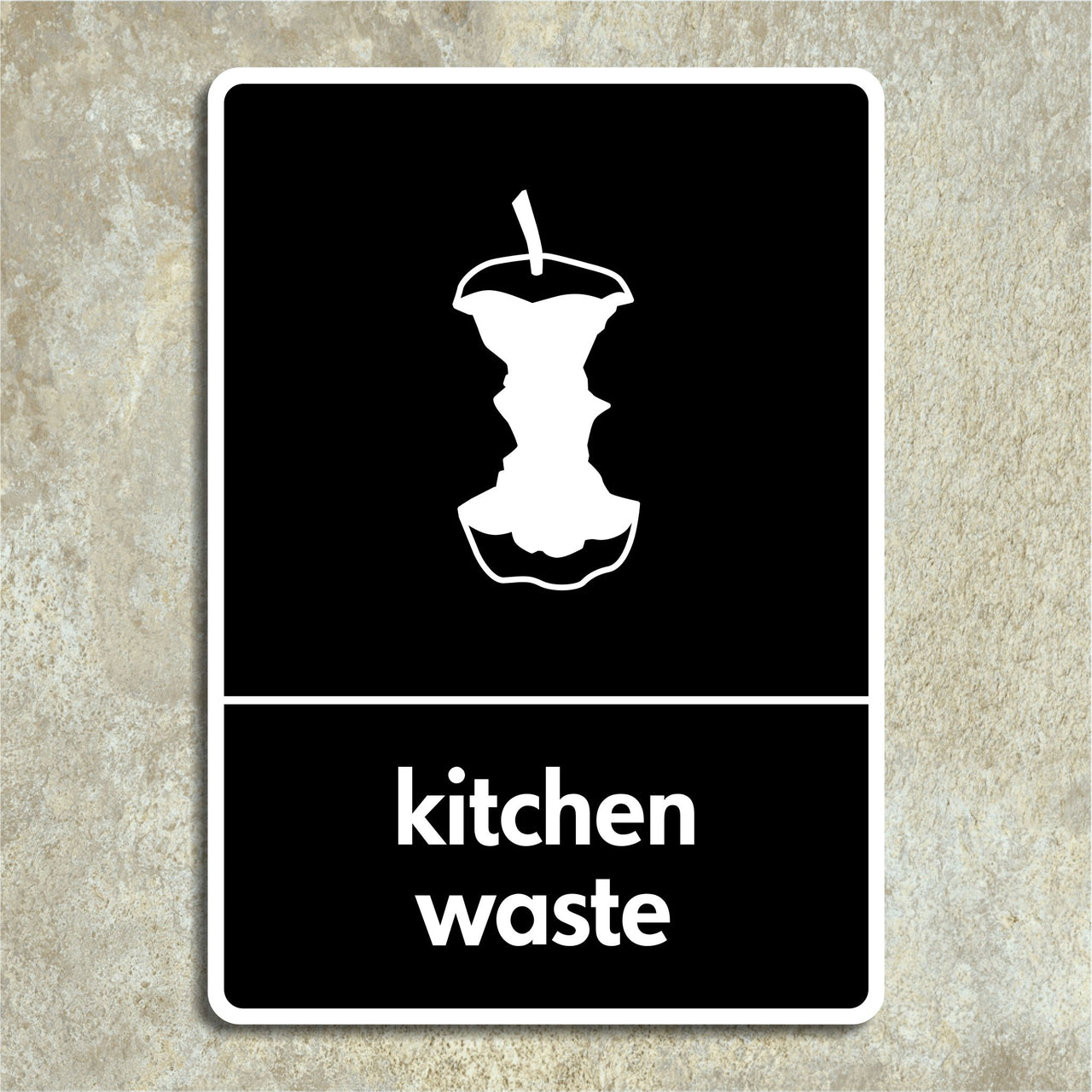 Kitchen Waste Recycling Sign