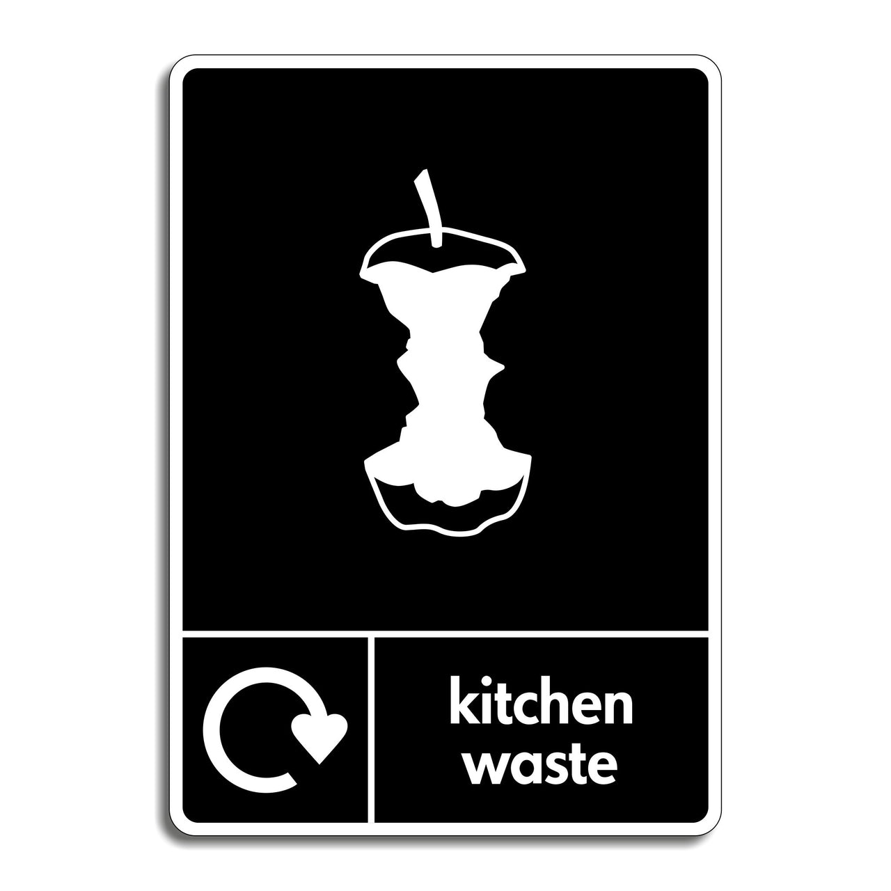 Kitchen Waste Recycling Sign