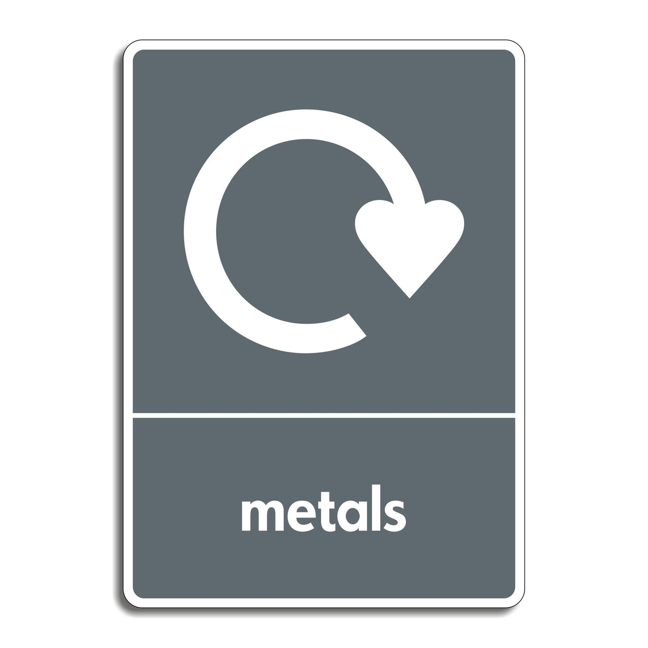Metals Recycling Sign