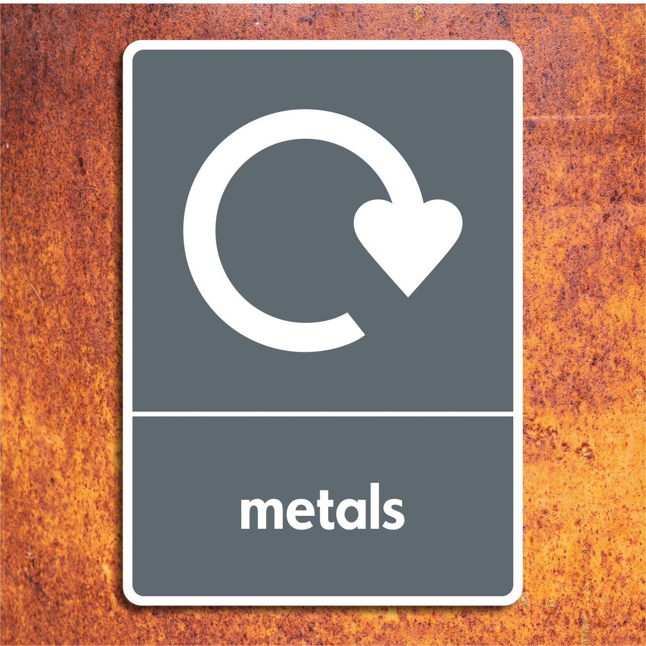 Metals Recycling Sign