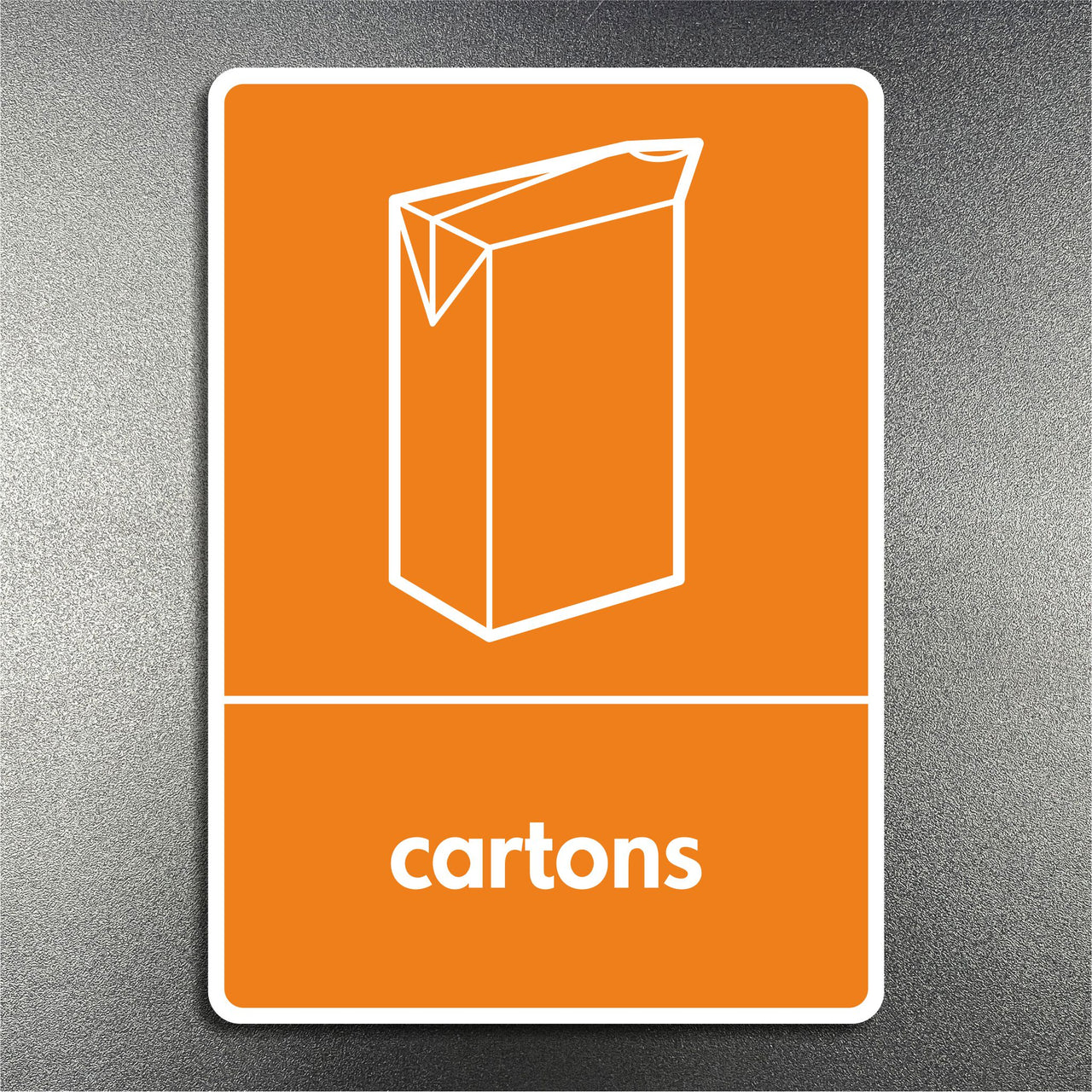 Carton Recycling Sign