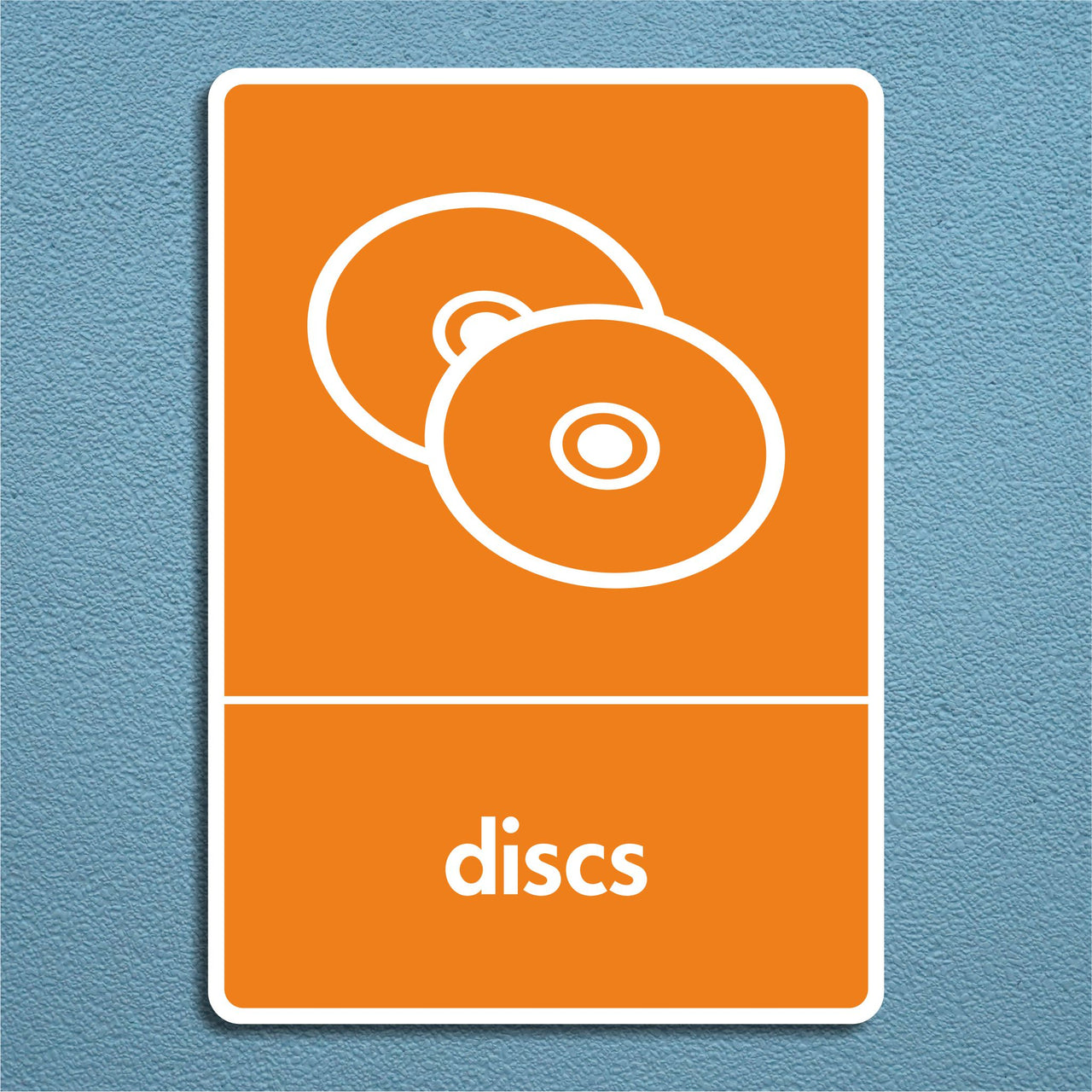 Discs Recycling Sign