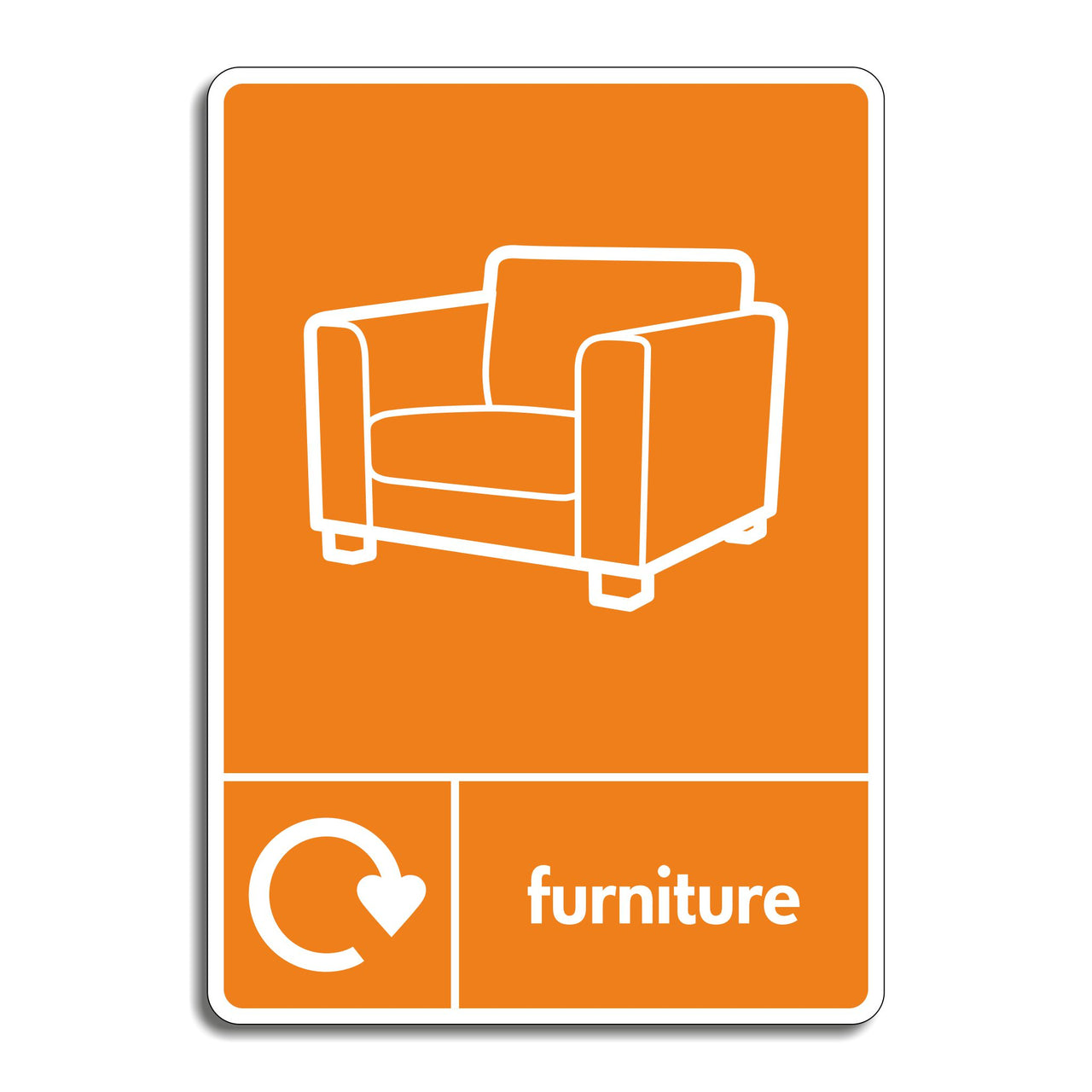 Furniture Recycling Sign