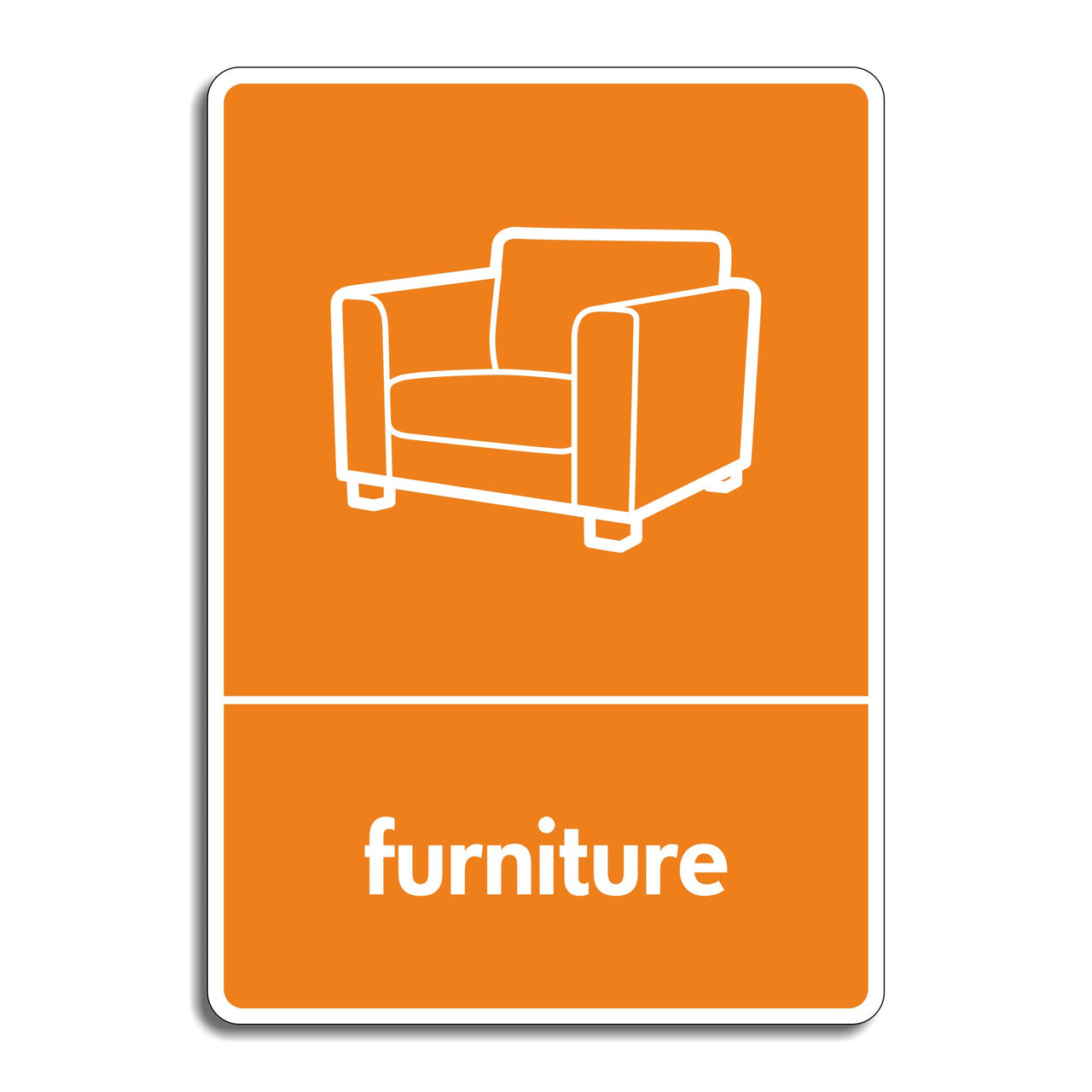Furniture Recycling Sign