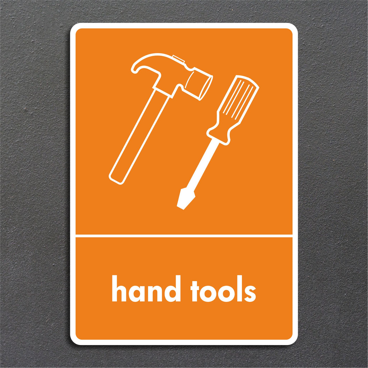 Hand Tool Recycling Sign
