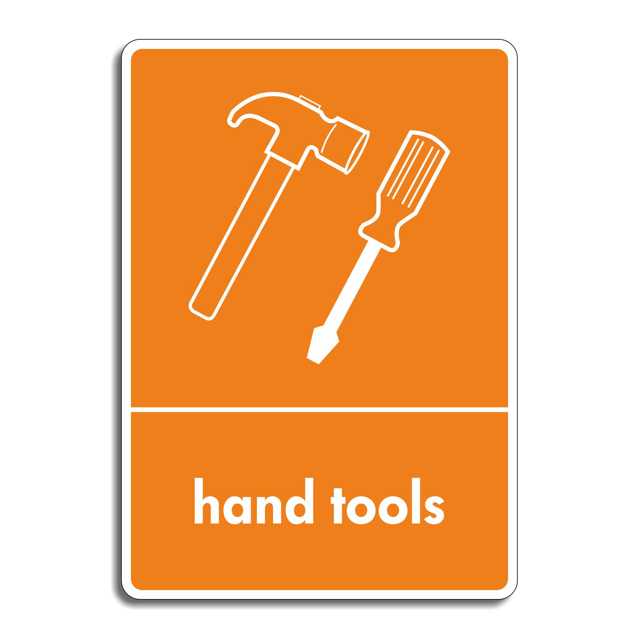 Hand Tool Recycling Sign
