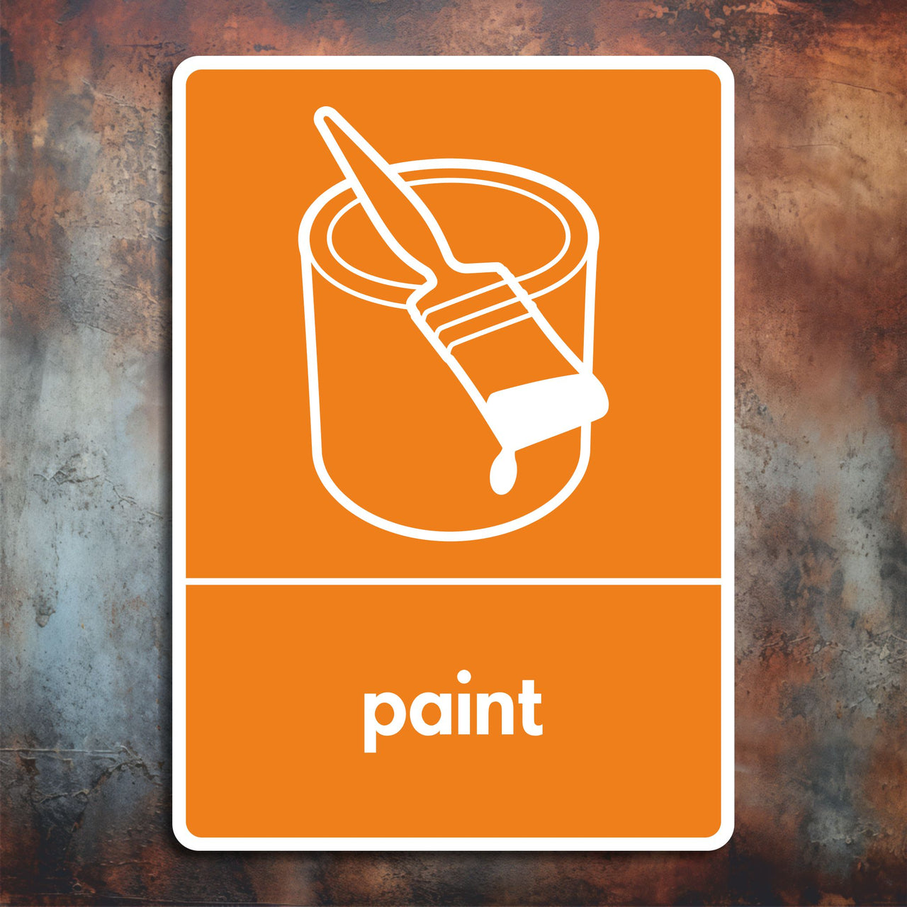 Paint Recycling Sign