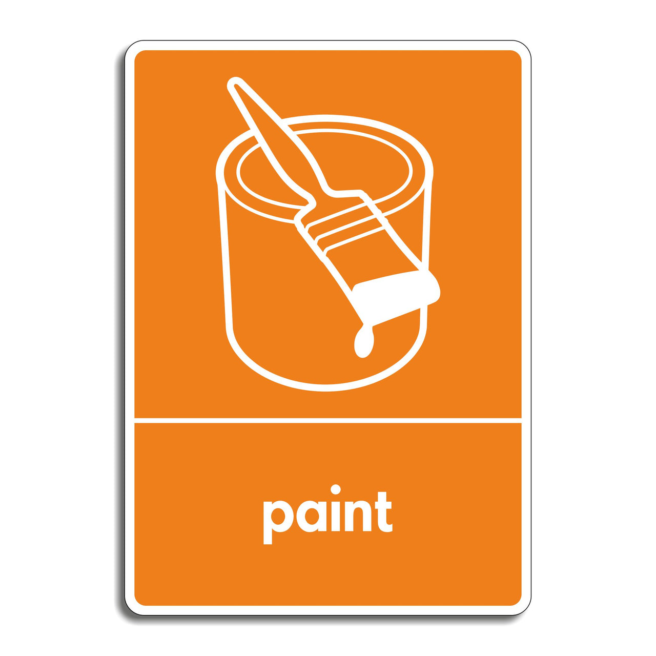 Paint Recycling Sign
