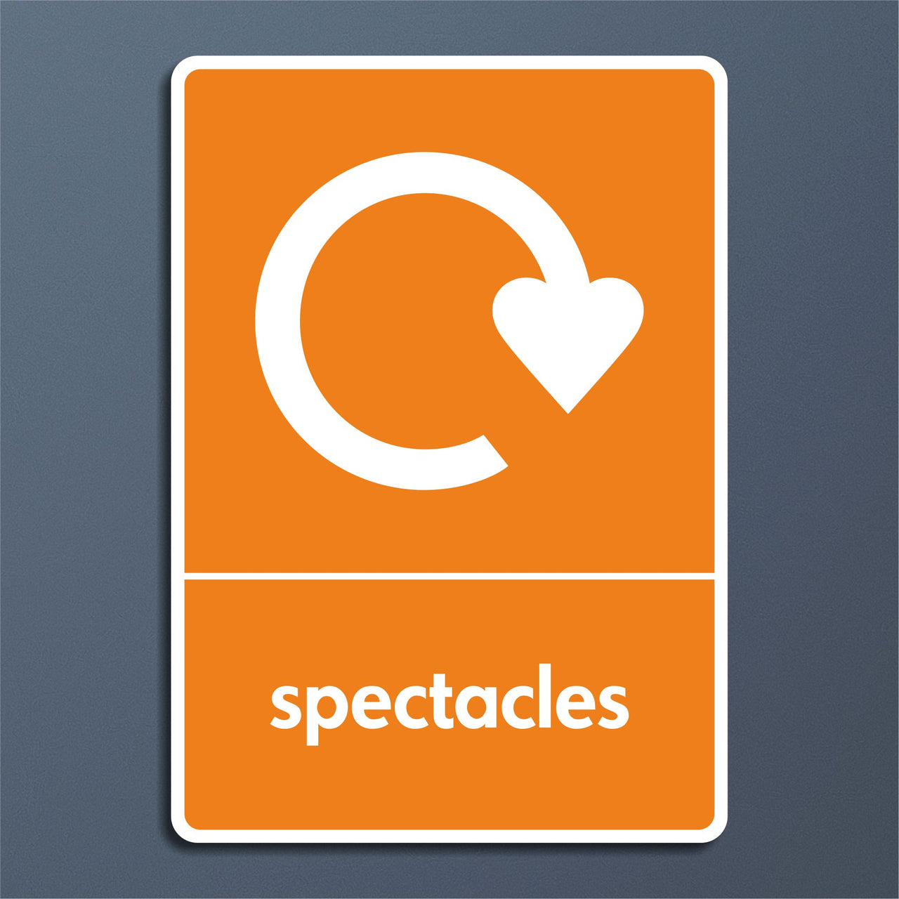 Eyewear Recycling Sign