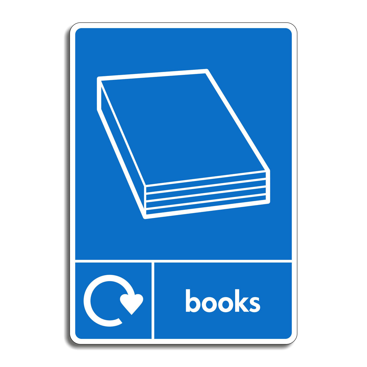 Books Recycling Signs