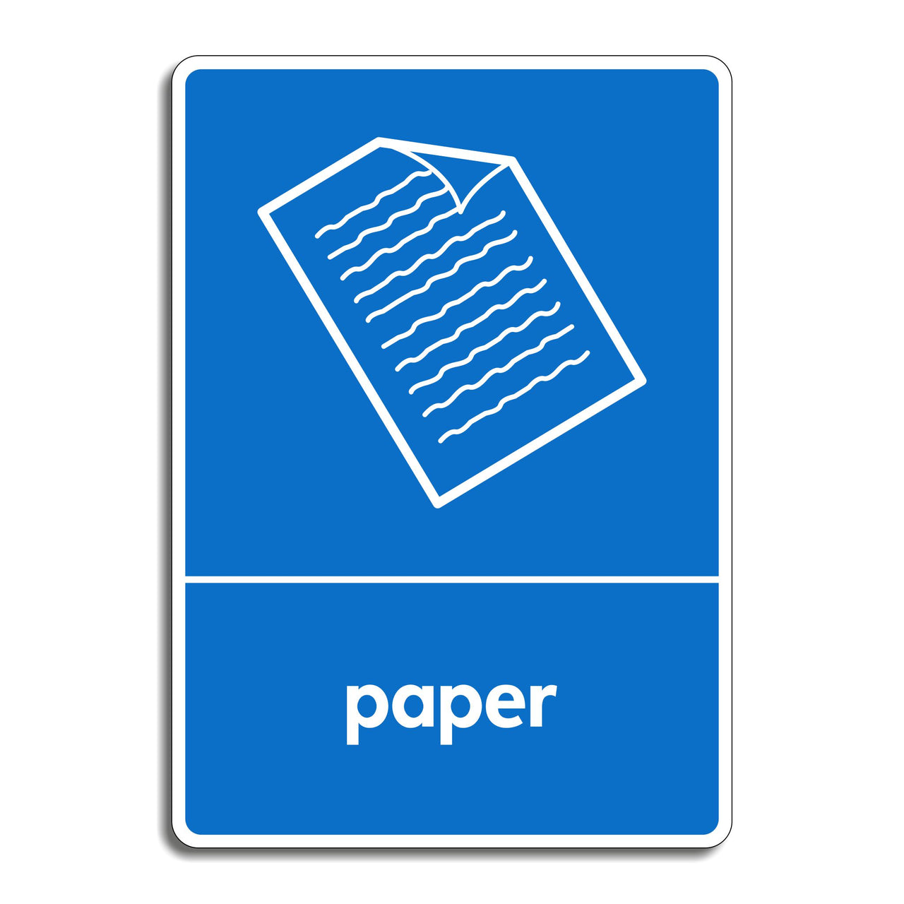 Paper Recycling Signs