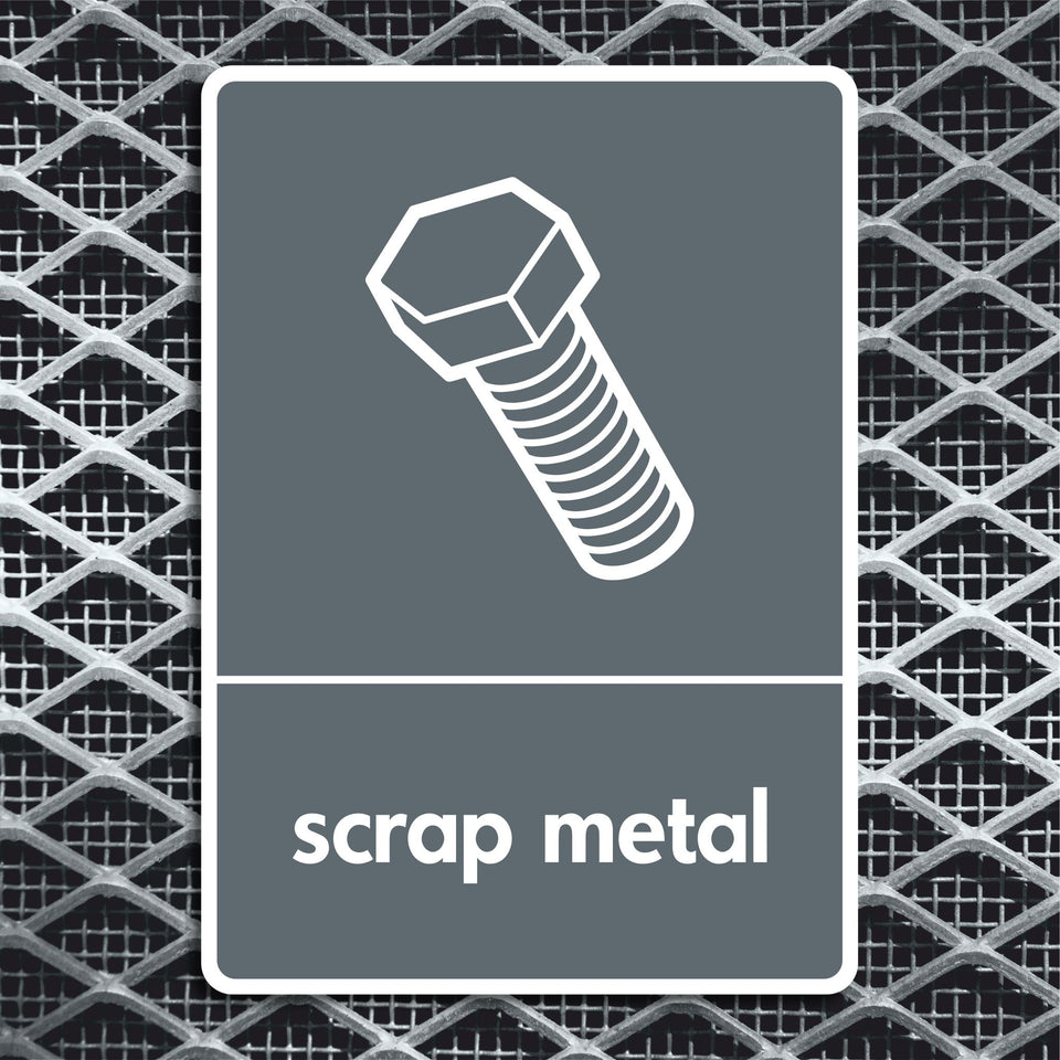 Scrap Metal Recycling Sign