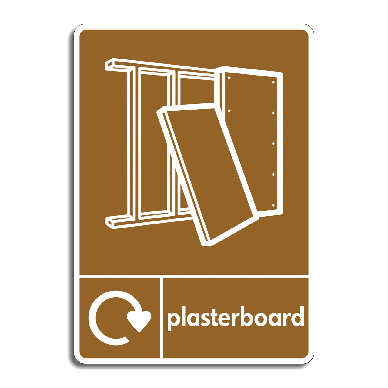 Plasterboard Recycling Sign