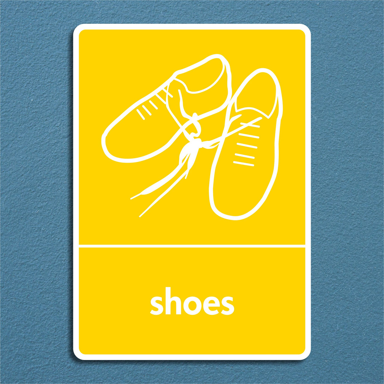 Shoes Recycling Sign