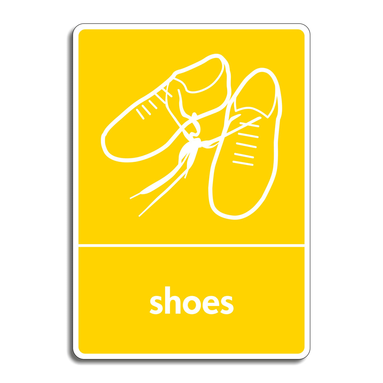 Shoes Recycling Sign