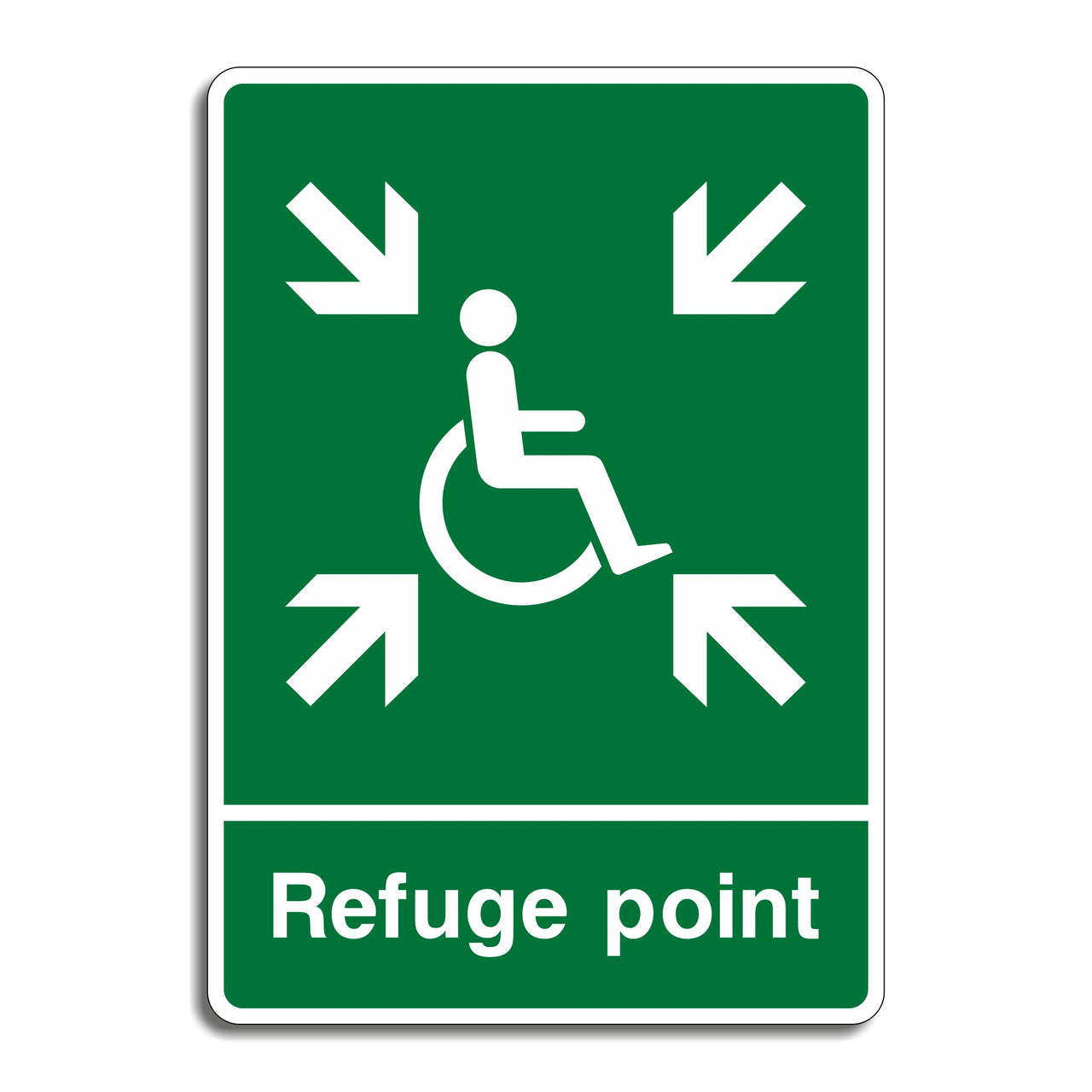 Disabled Refuge Point Sign