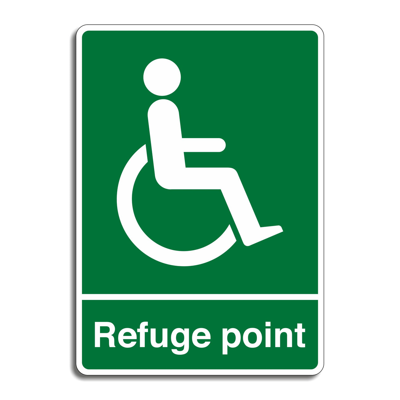Disabled Refuge Point Sign