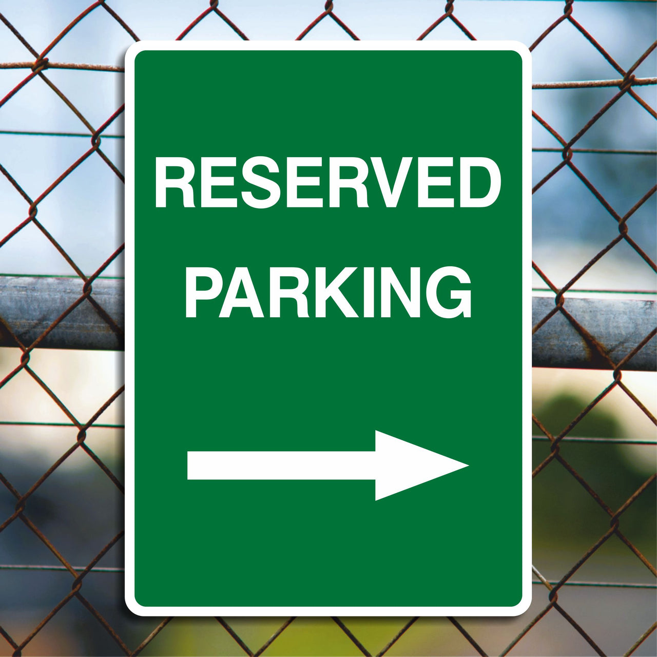Reserved Parking Sign
