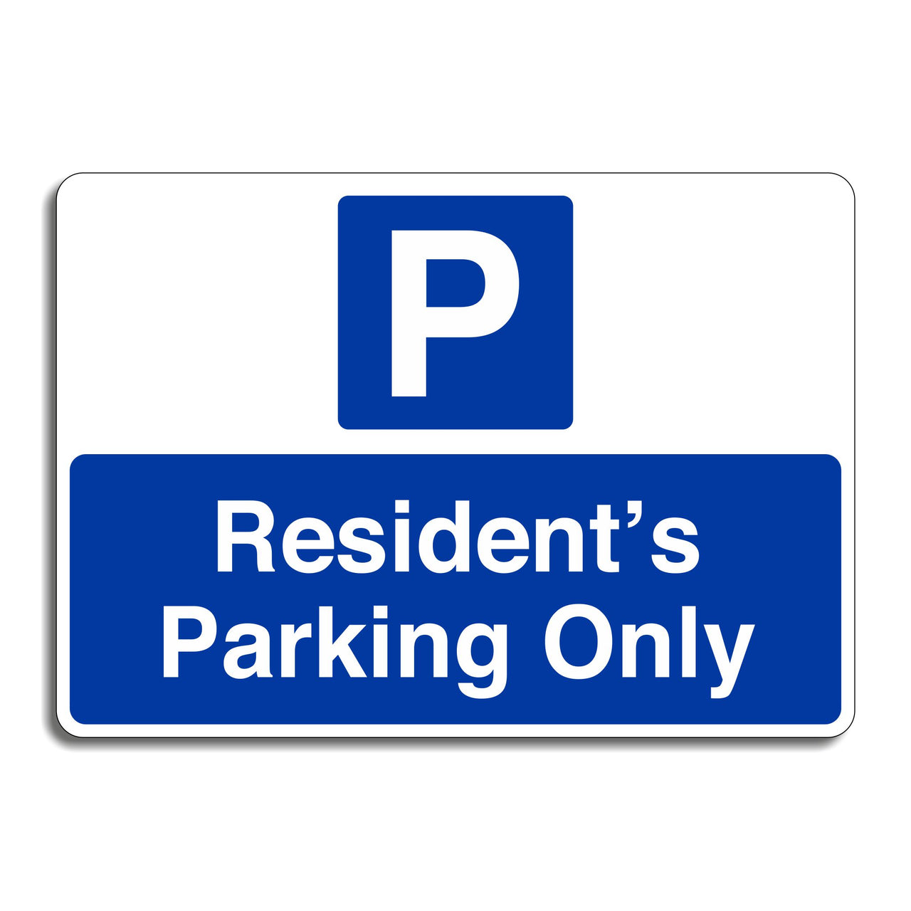 Resident's Parking Only Sign