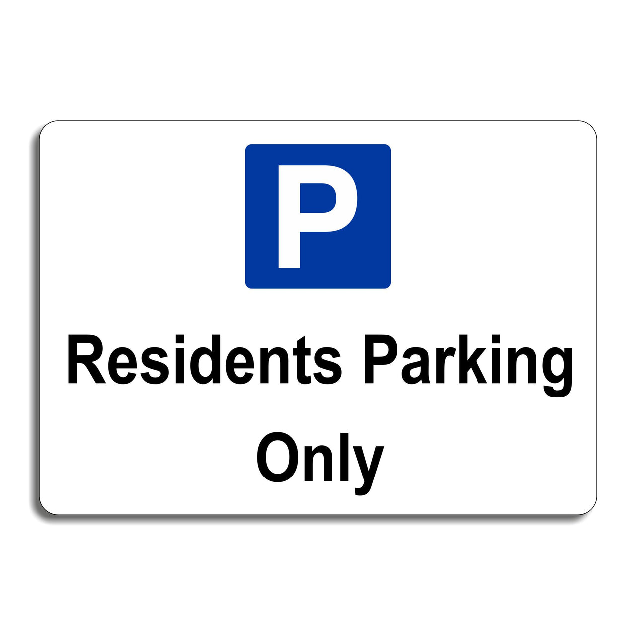 Residents Parking Only Sign