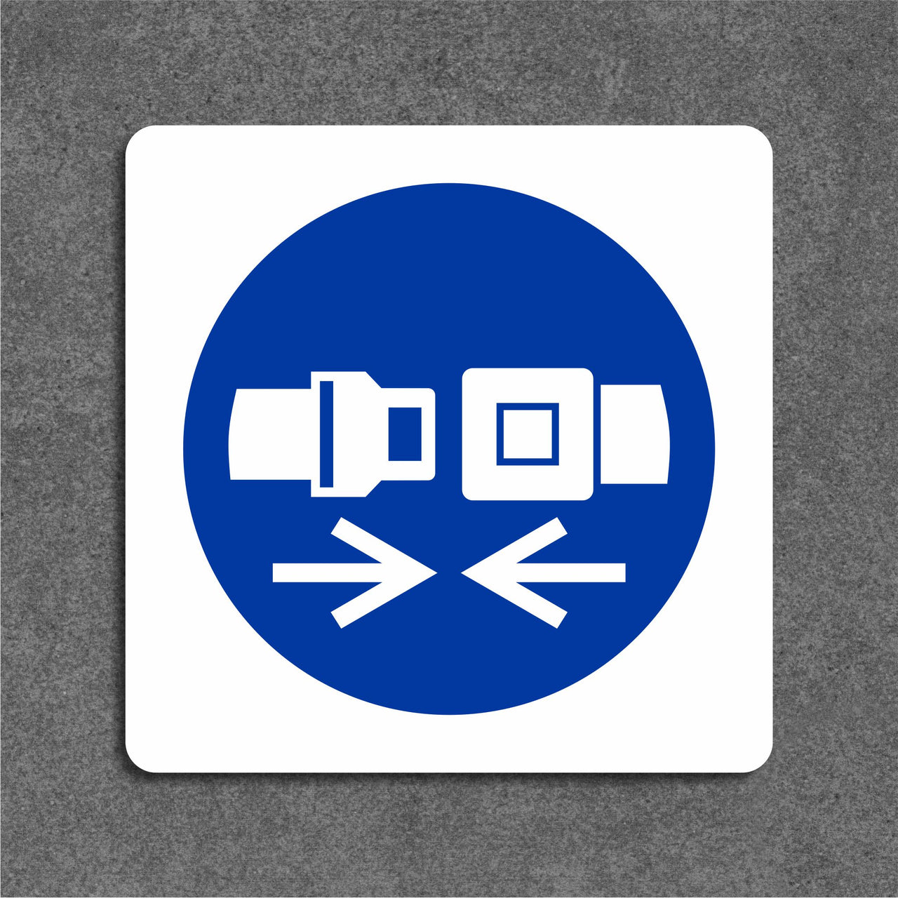 Wear Safety Belts Sign