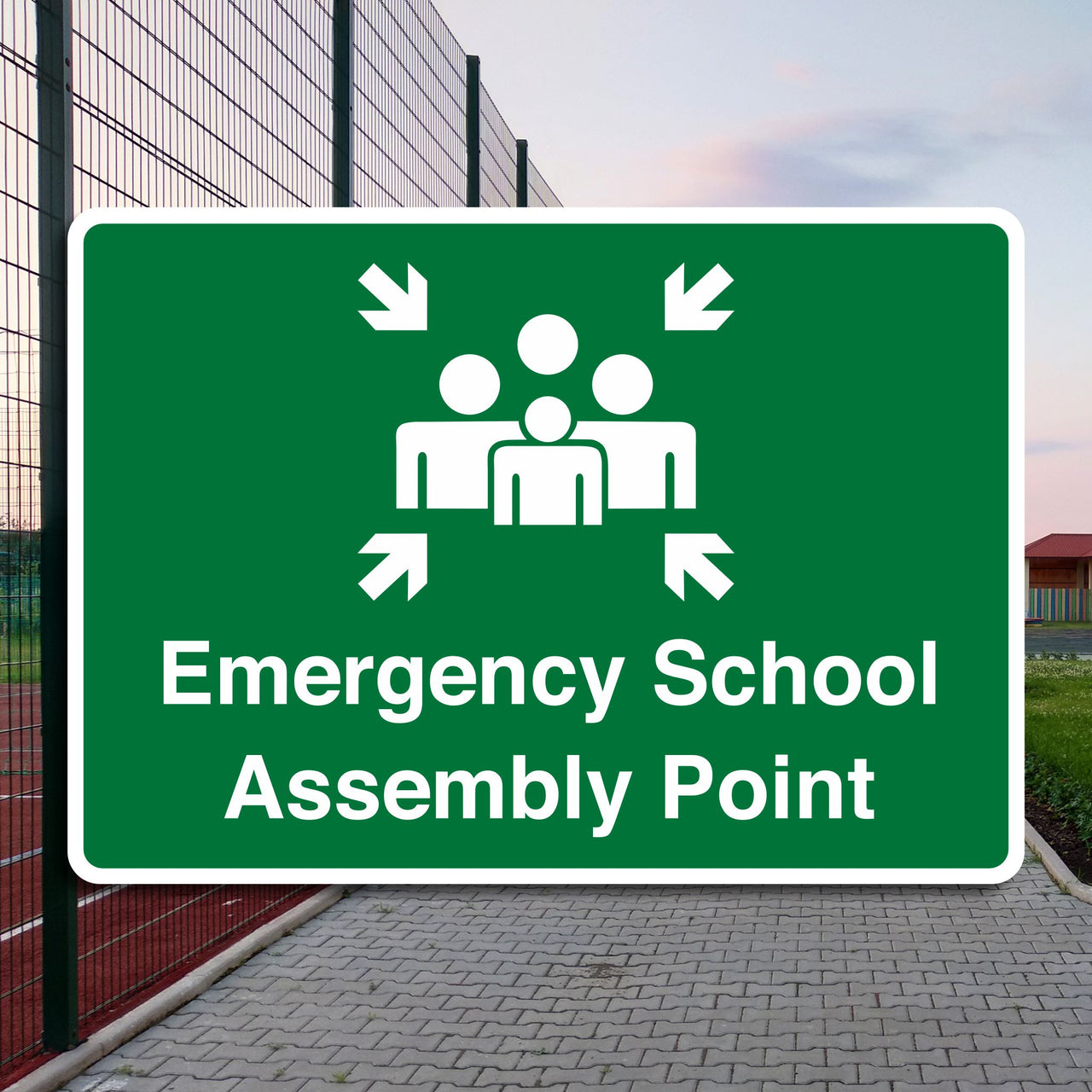 Emergency School Assembly Point Sign