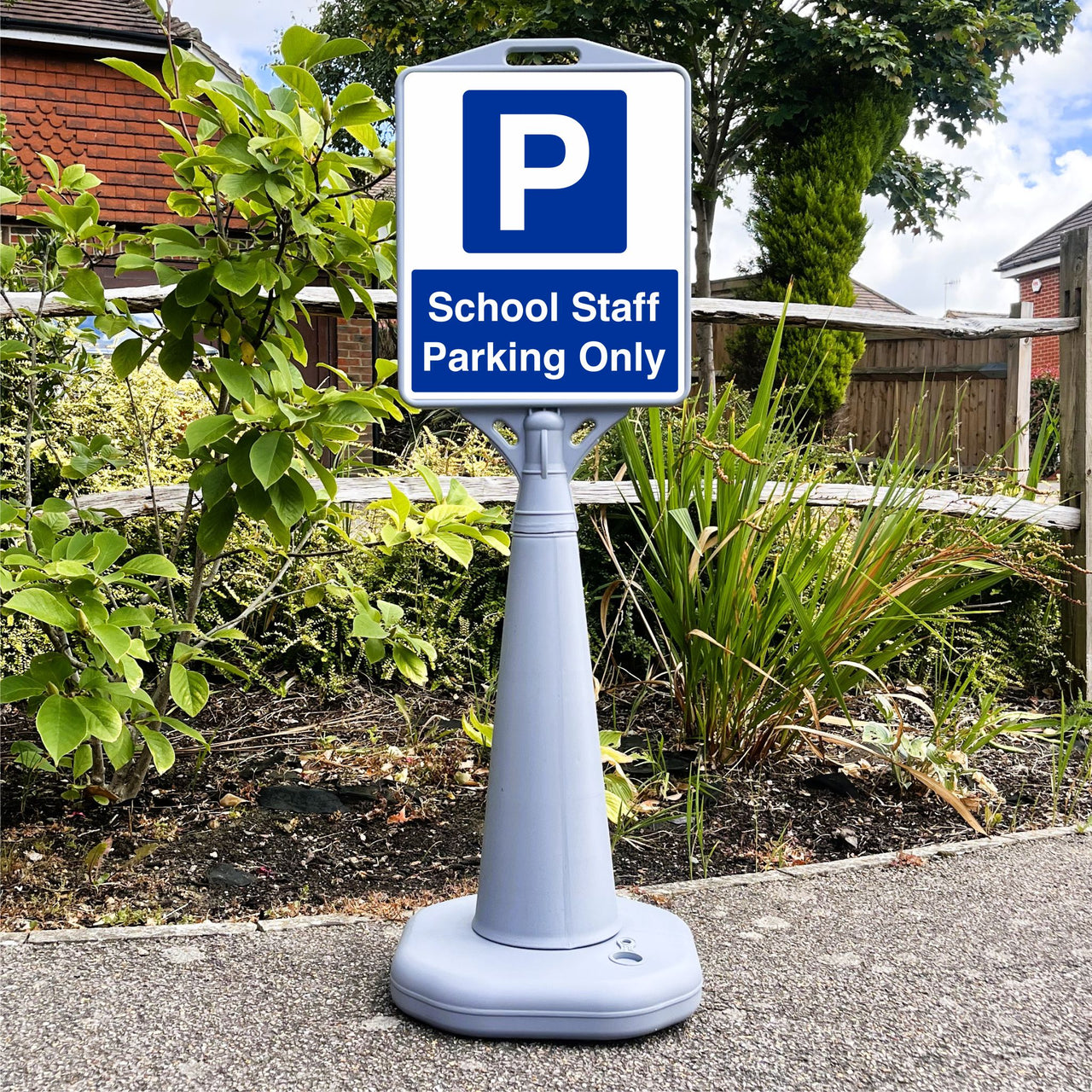 School Staff Parking Only Freestanding School Sign