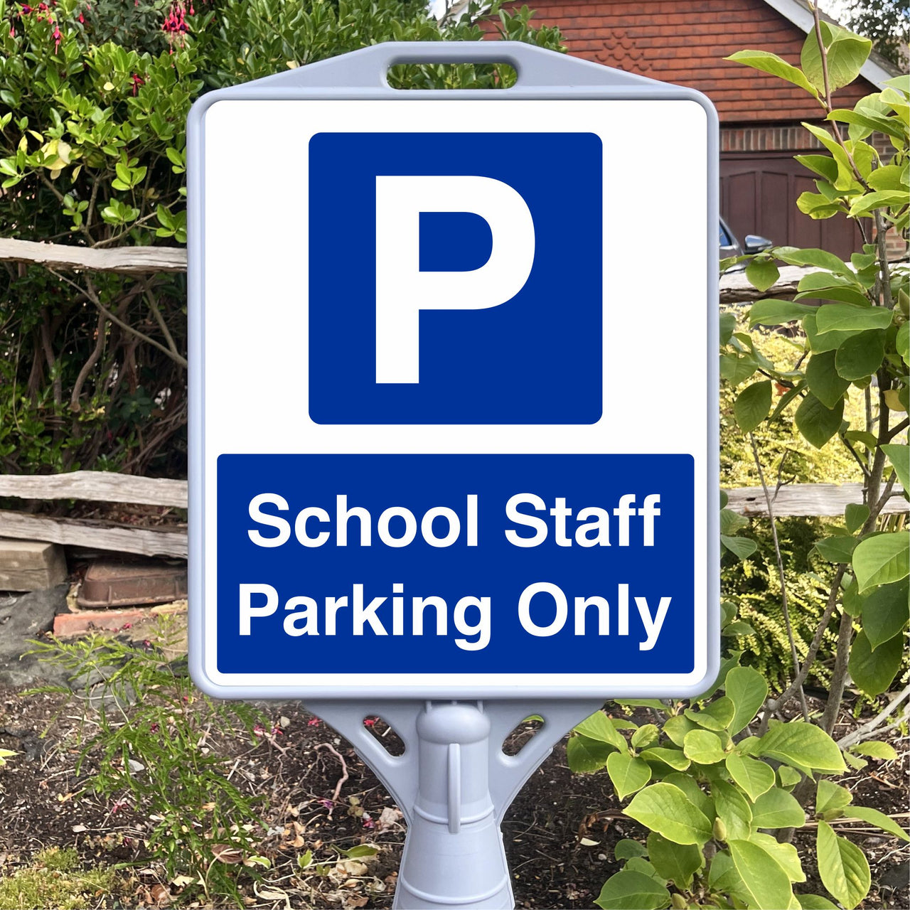 School Staff Parking Only Freestanding School Sign